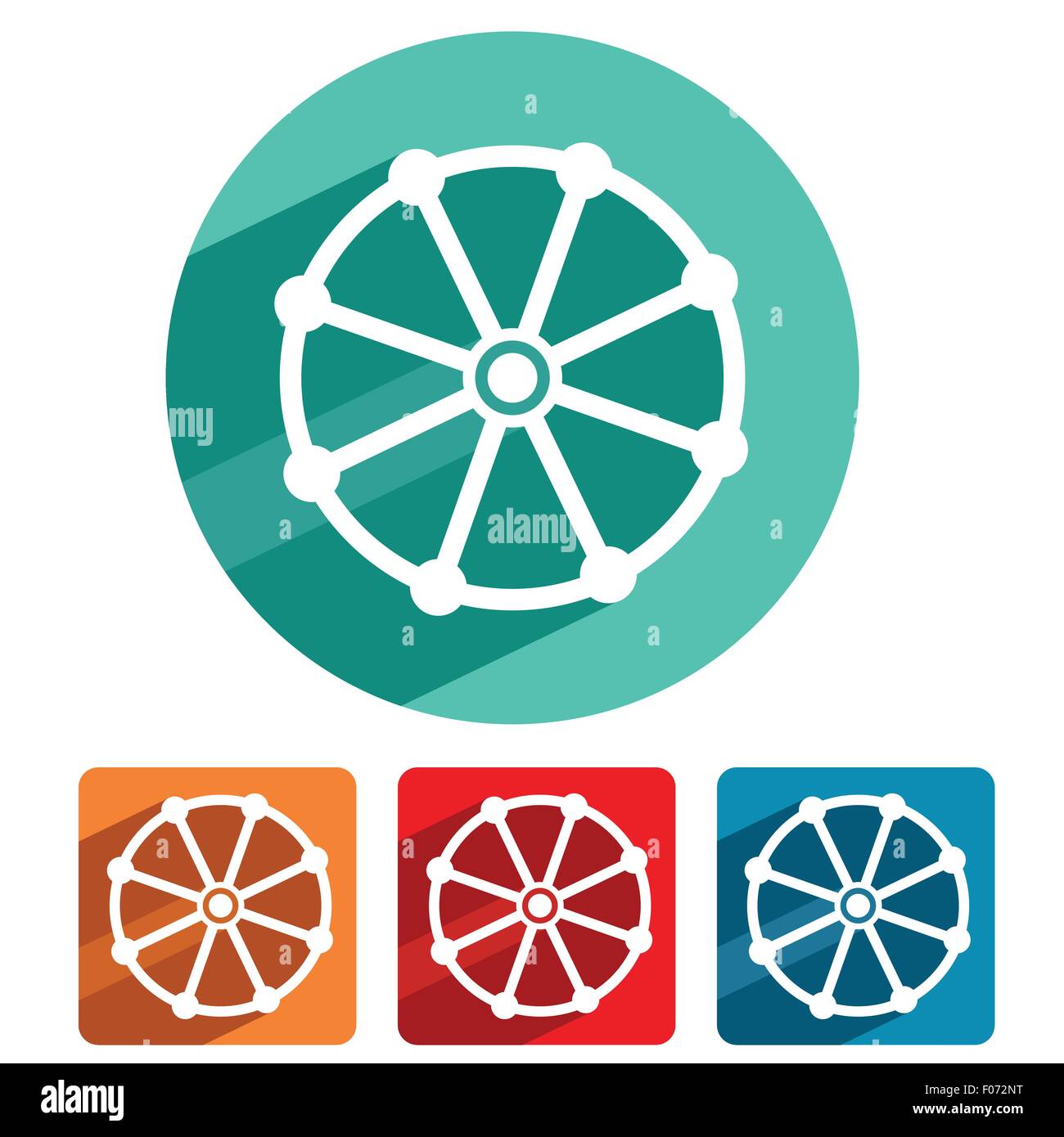 Le bouddhisme l'icône Symbole modèle plat vector illustration. Illustration de Vecteur