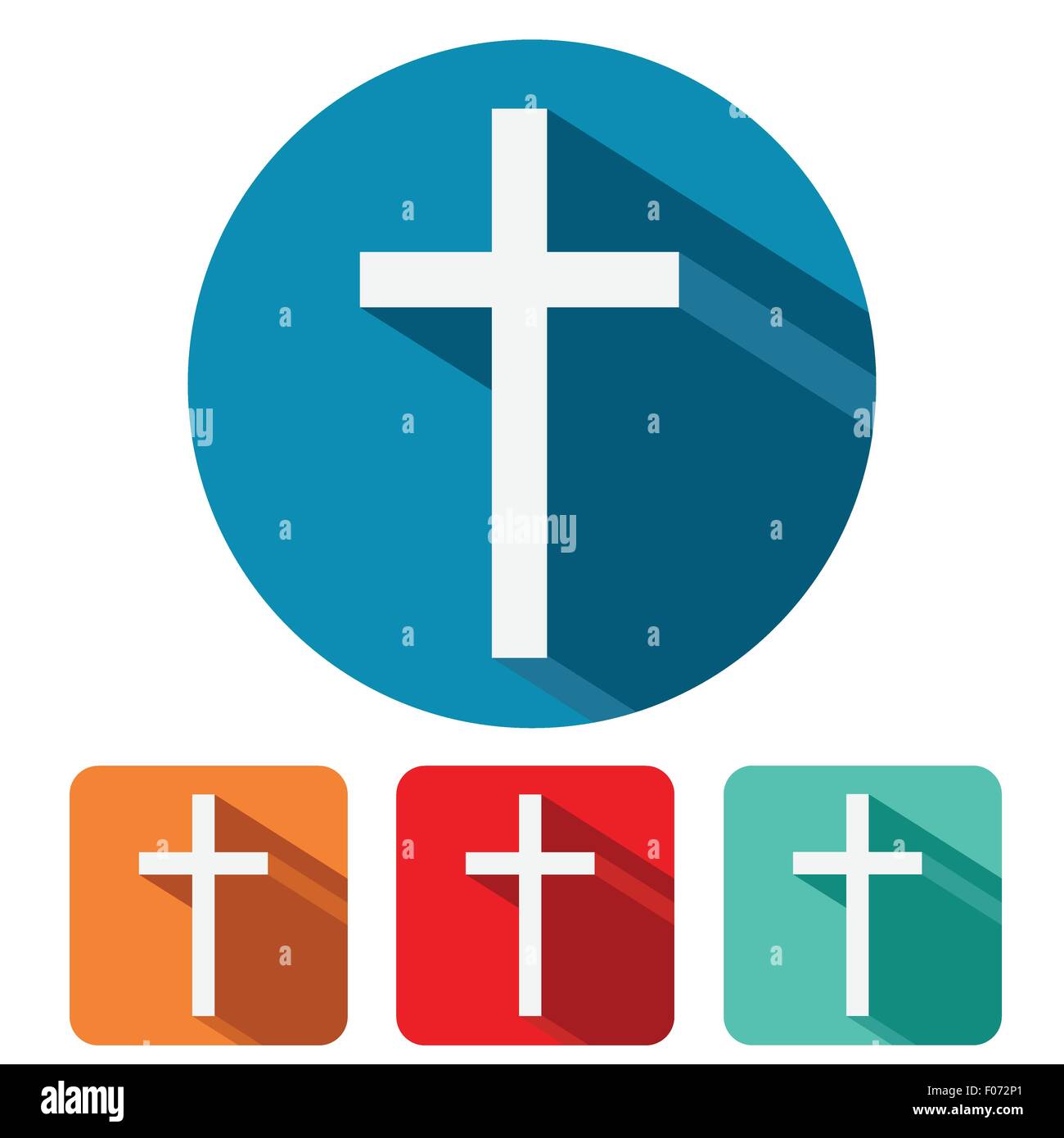 Croix chrétienne télévision icône concevoir vector illustration. Illustration de Vecteur