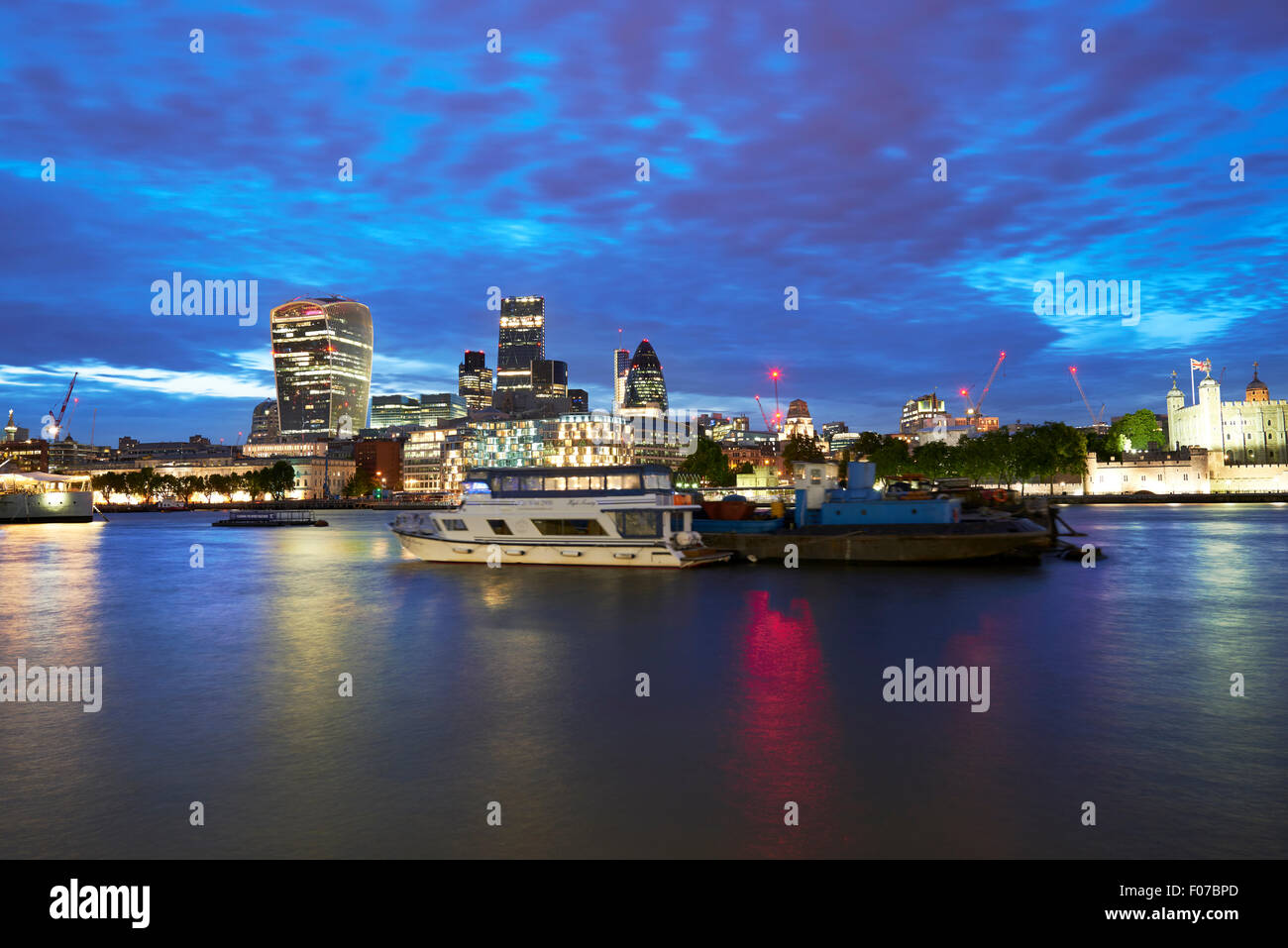 Rivière Thames, London, Royaume-Uni, Europe Banque D'Images