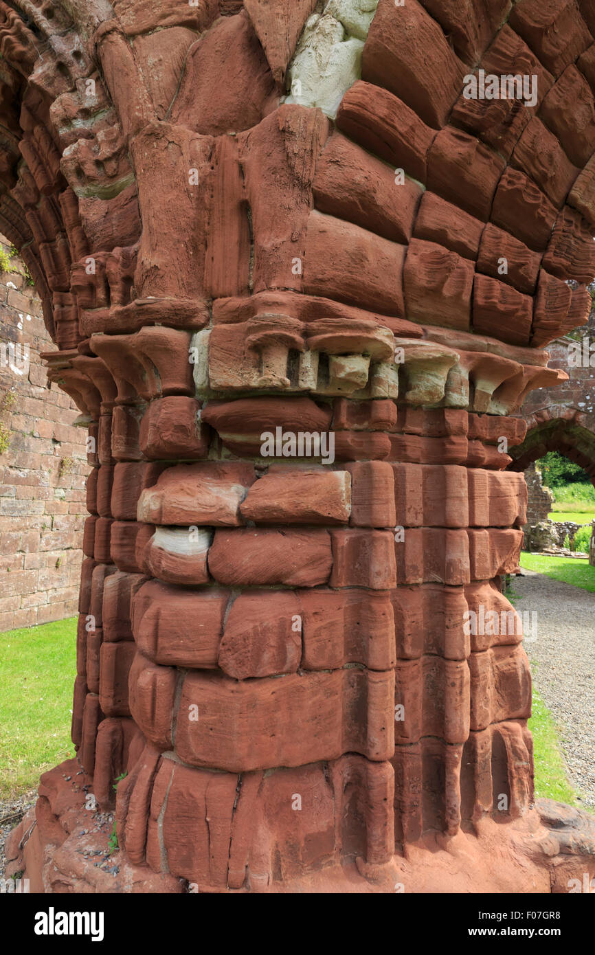 Ruines de l'abbaye de Furness, Cumbria Banque D'Images