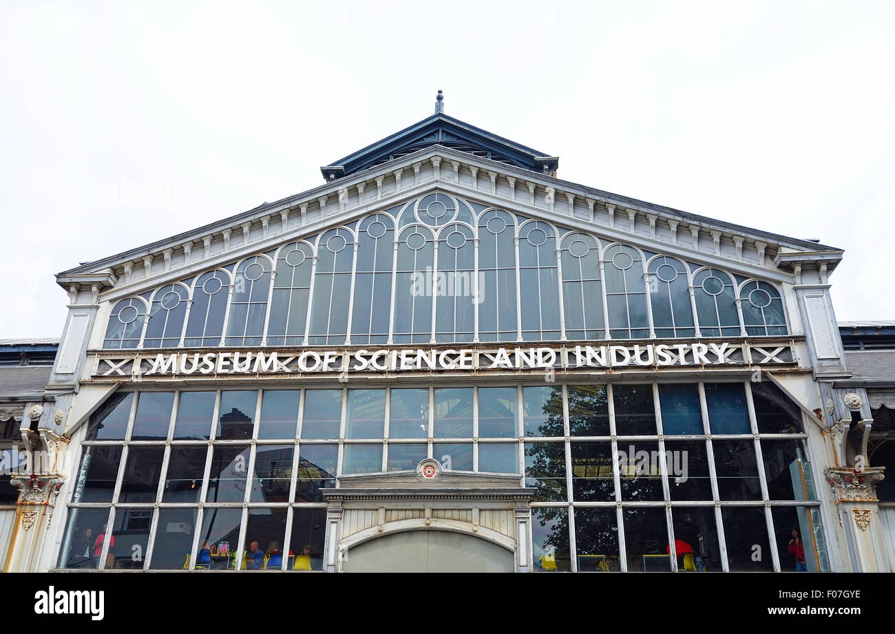 Le Musée des sciences et de l'industrie de Manchester, Royaume-Uni Banque D'Images