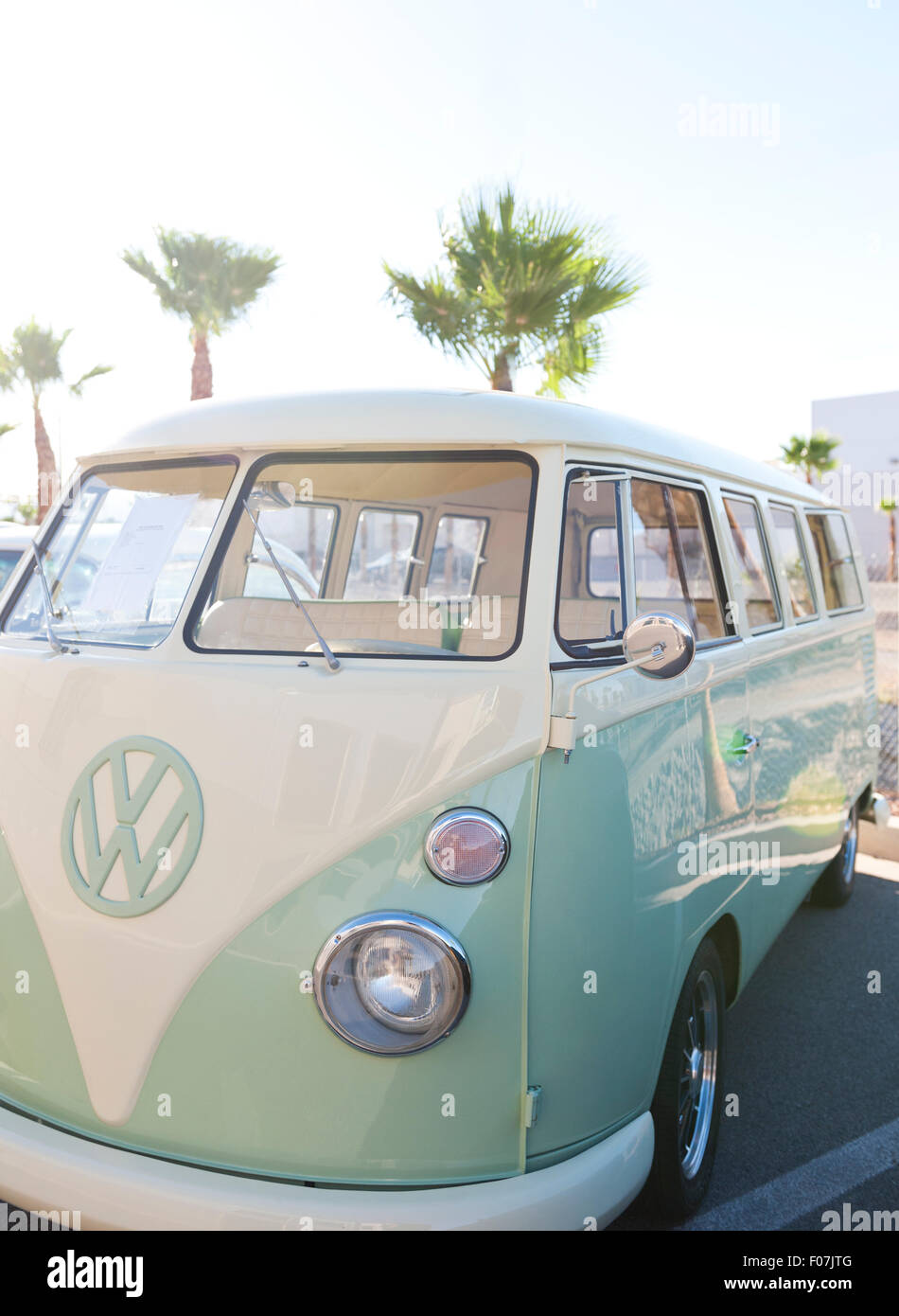 1966 Volkswagen Bus VW Banque D'Images