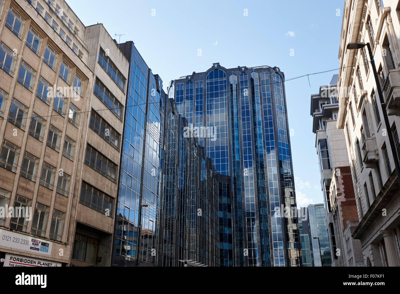 Colmore square menant au nouveau centre financier Birmingham, UK Banque D'Images