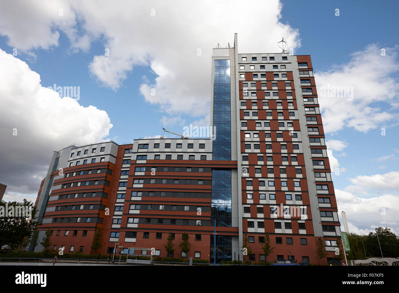 L'hébergement des étudiants de l'université Aston lakeside Birmingham, UK Banque D'Images