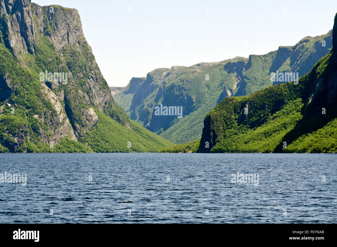 L'étang Western Brook, Terre-Neuve, Canada Banque D'Images