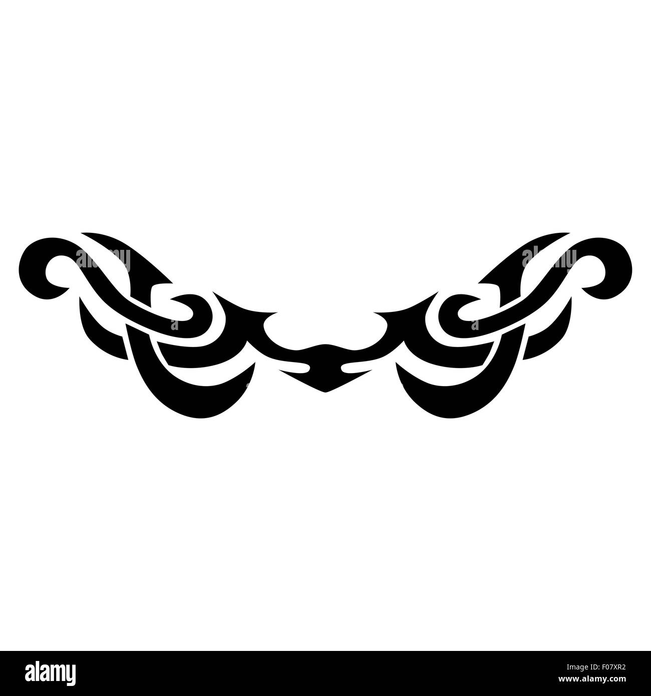 Motif. Design.tatouage. L'ornement. Illustration de Vecteur