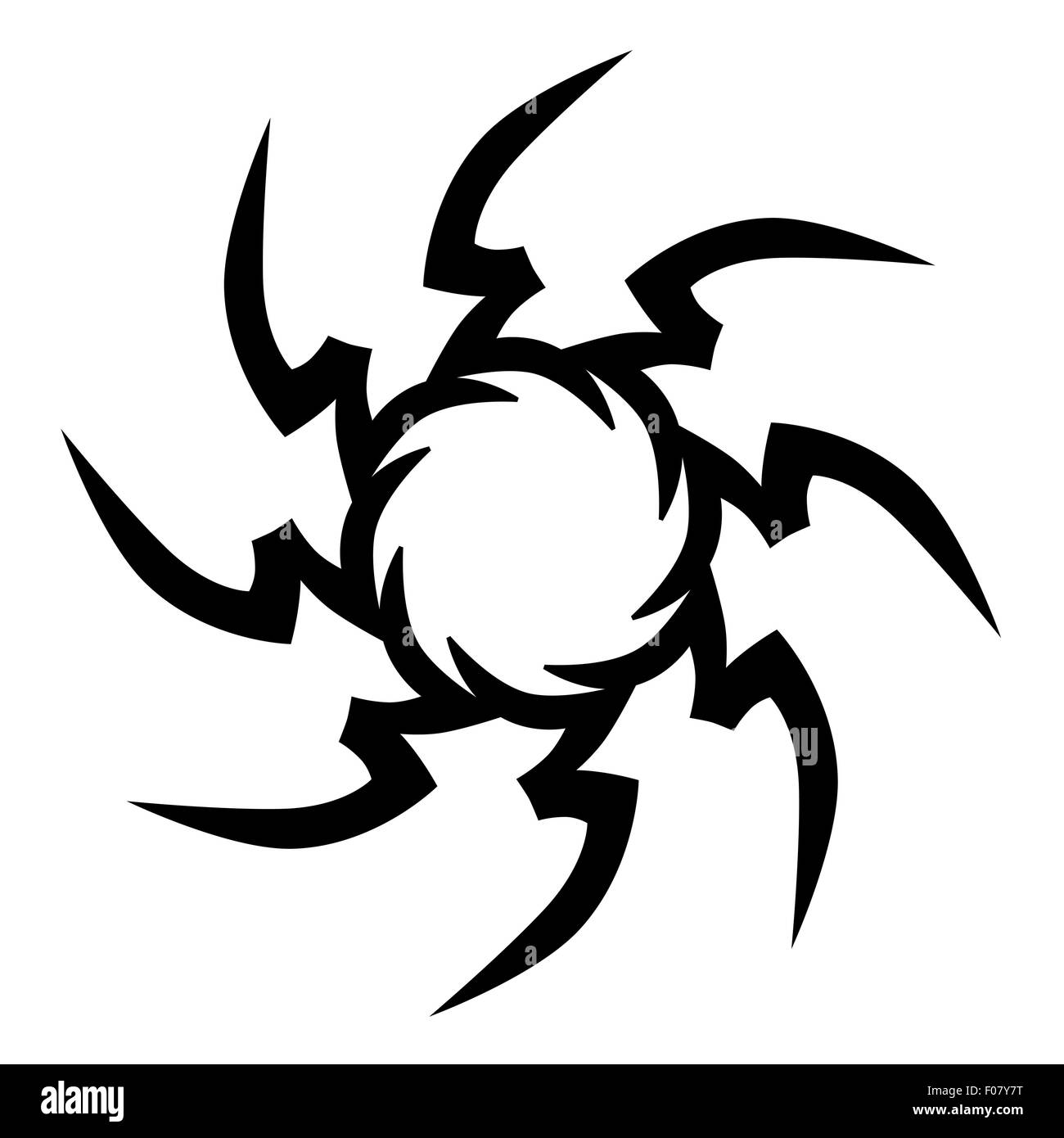 Motif. Design.tatouage. L'ornement. Illustration de Vecteur