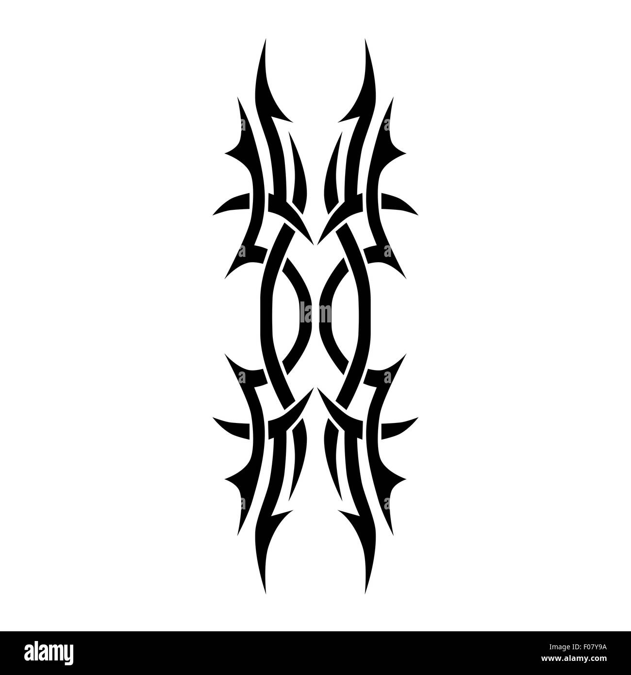 Motif. Design.tatouage. L'ornement. Illustration de Vecteur