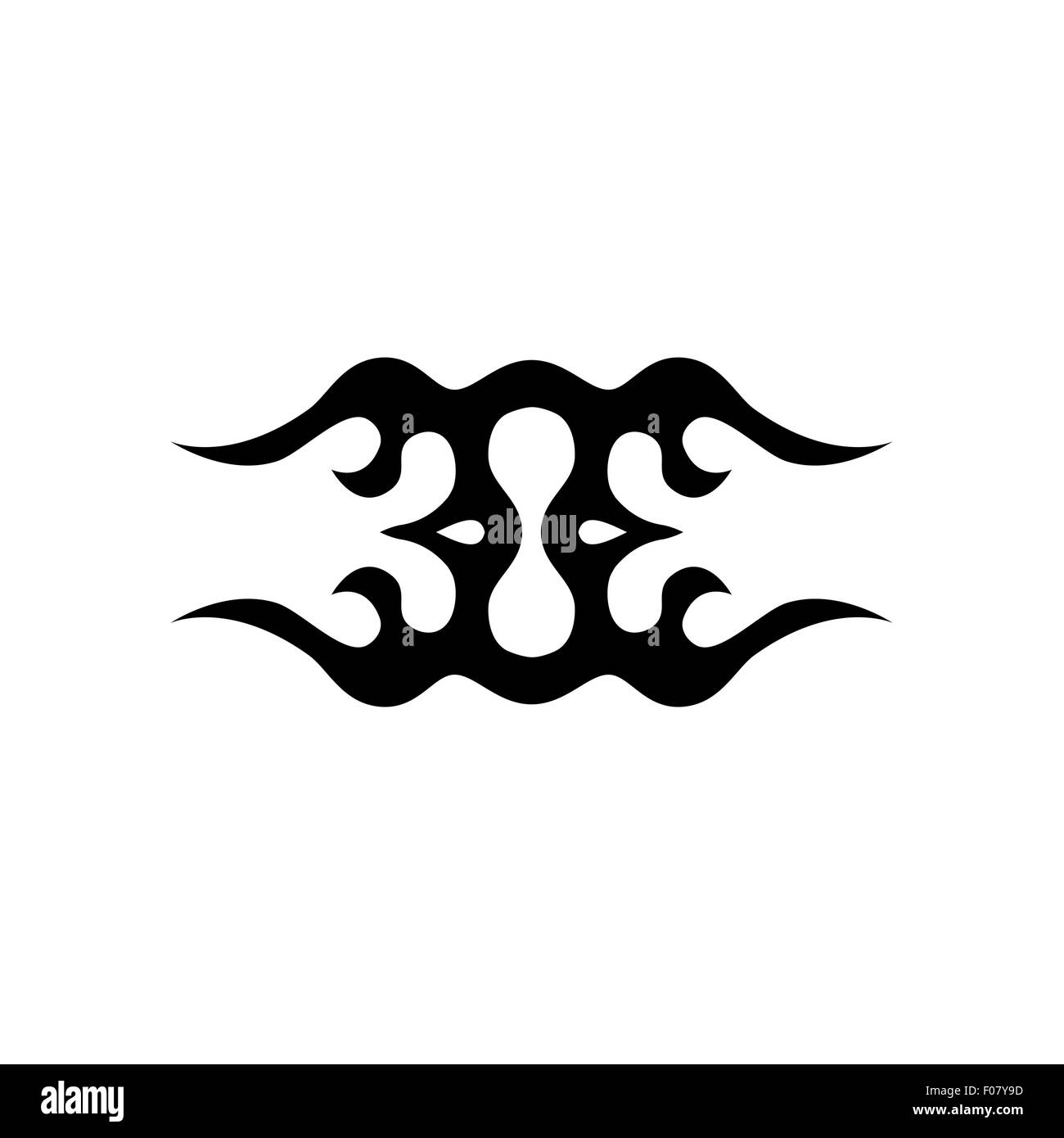 Motif. Design.tatouage. L'ornement. Illustration de Vecteur