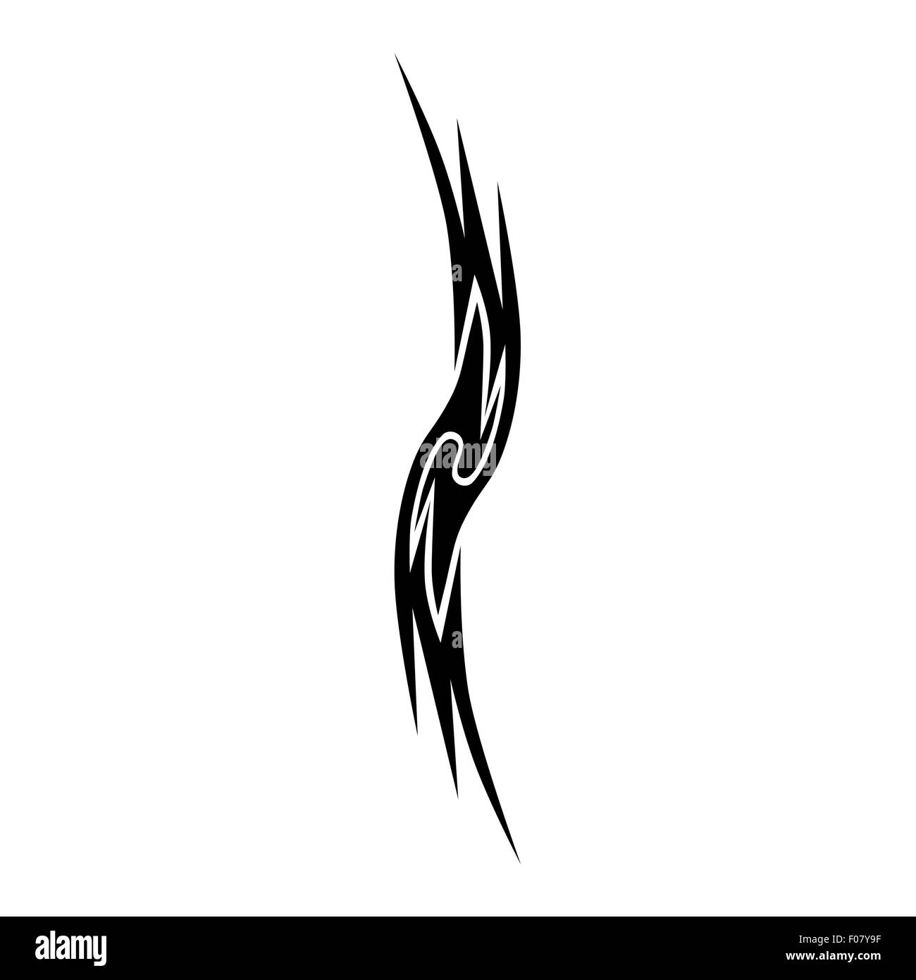 Motif. Design.tatouage. L'ornement. Illustration de Vecteur