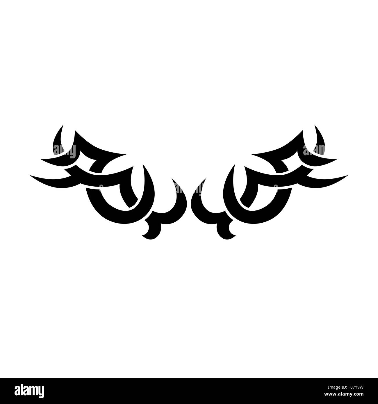 Motif. Design.tatouage. L'ornement. Illustration de Vecteur