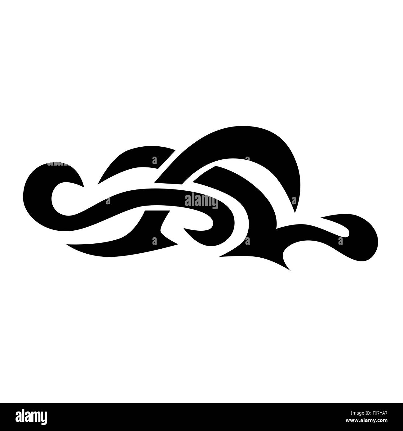 Motif. Design.tatouage. L'ornement. Illustration de Vecteur