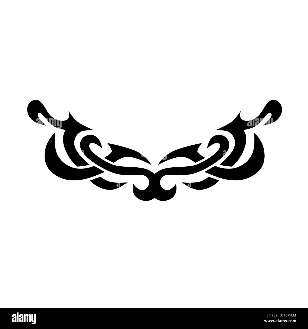 Motif. Design.tatouage. L'ornement. Illustration de Vecteur