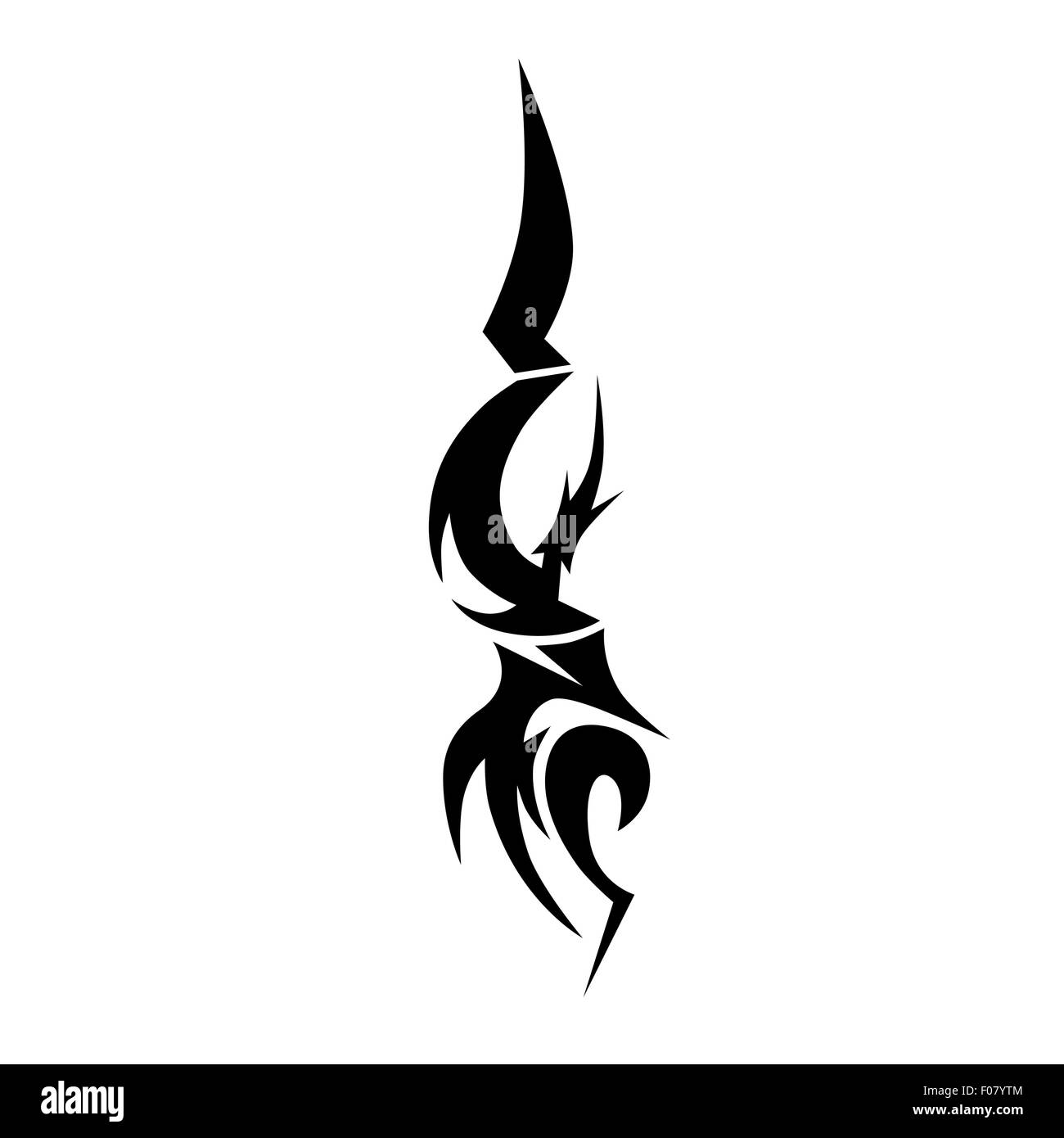 Motif. Design.tatouage. L'ornement. Illustration de Vecteur