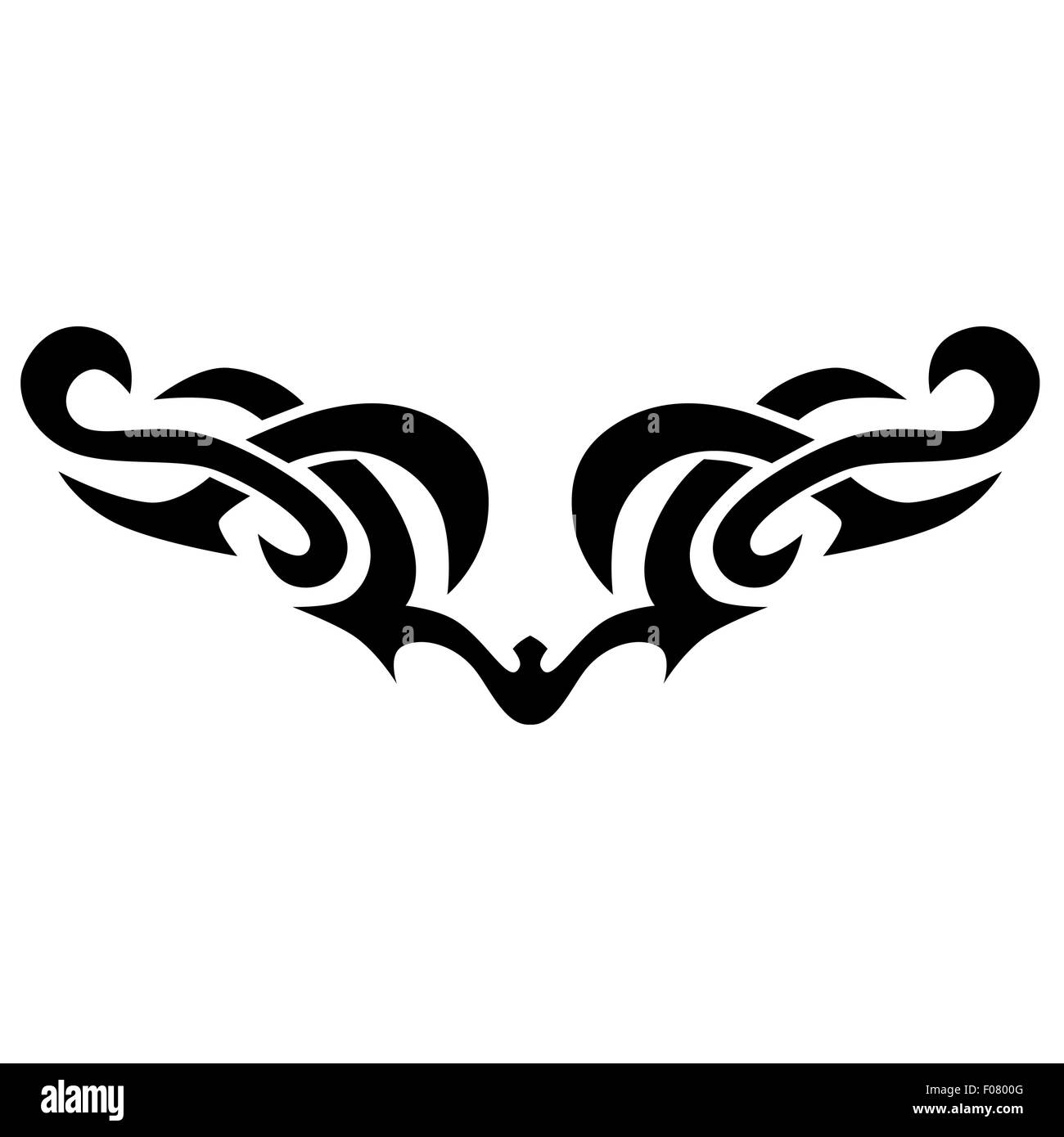 Motif. Design.tatouage. L'ornement. Illustration de Vecteur