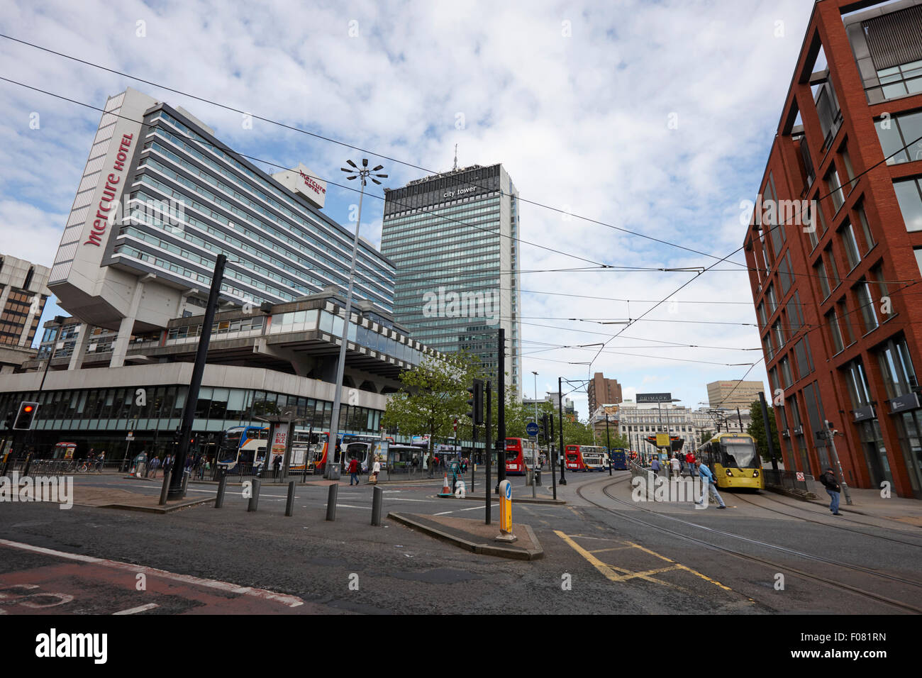 Mercure Hotel et les jardins de Piccadilly Manchester uk Banque D'Images