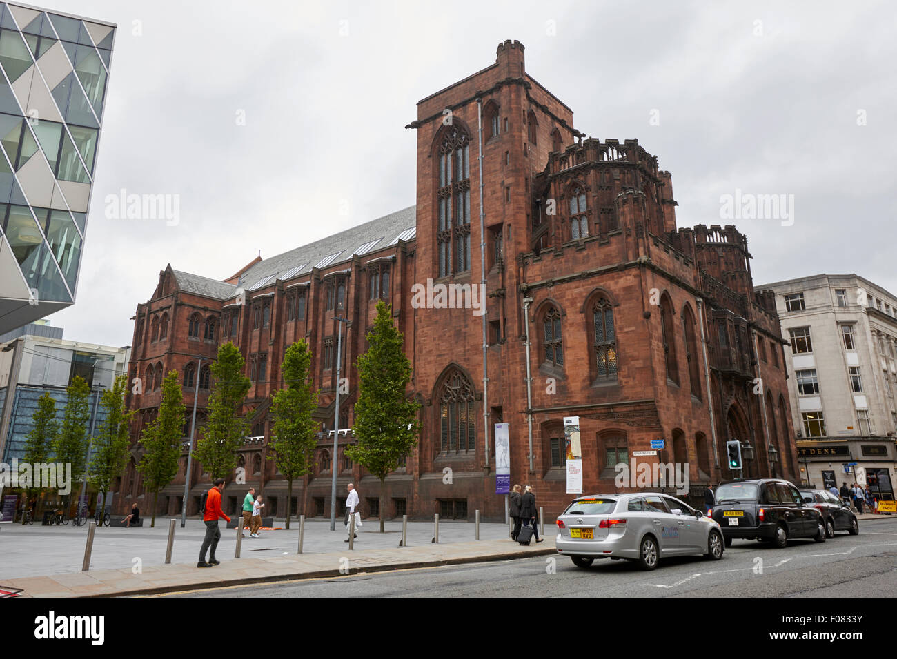 La John Rylands Library building Manchester England UK Banque D'Images