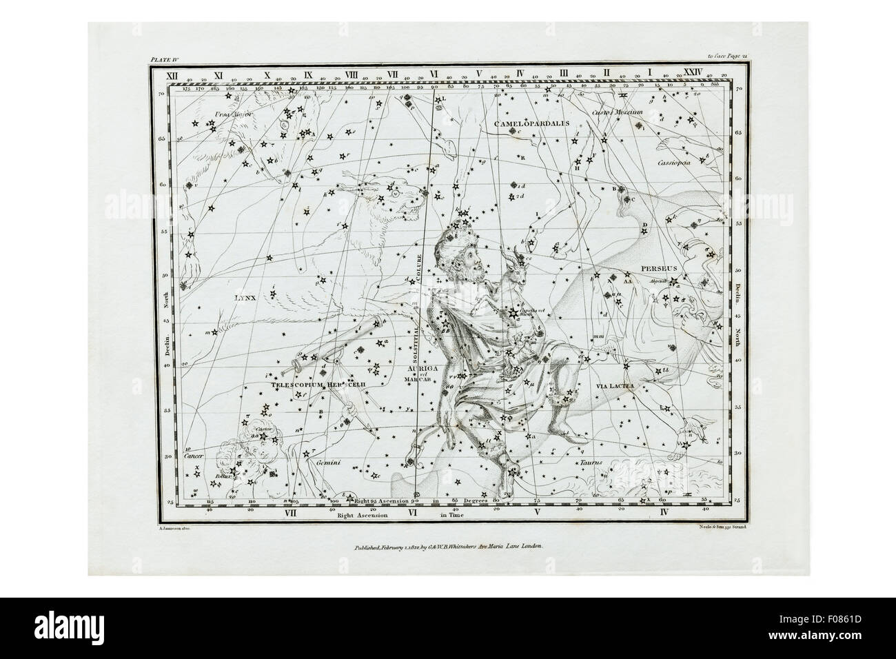 Alexander Jamieson's Atlas Céleste Banque D'Images Alexander Jamieson's Atlas Céleste Banque D'Images