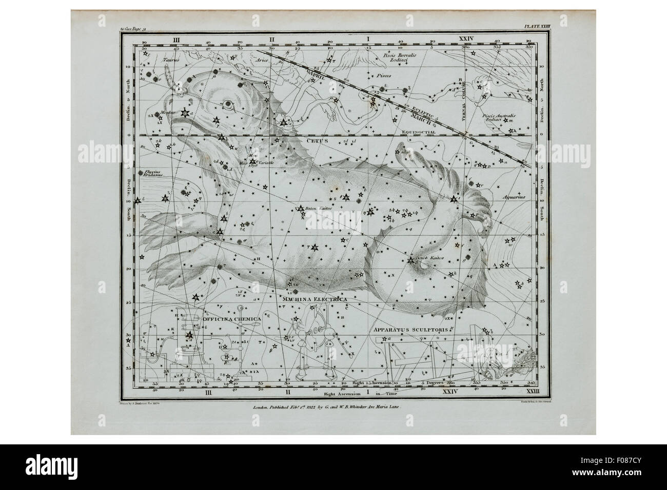 Alexander Jamieson's Atlas Céleste Banque D'Images Alexander Jamieson's Atlas Céleste Banque D'Images