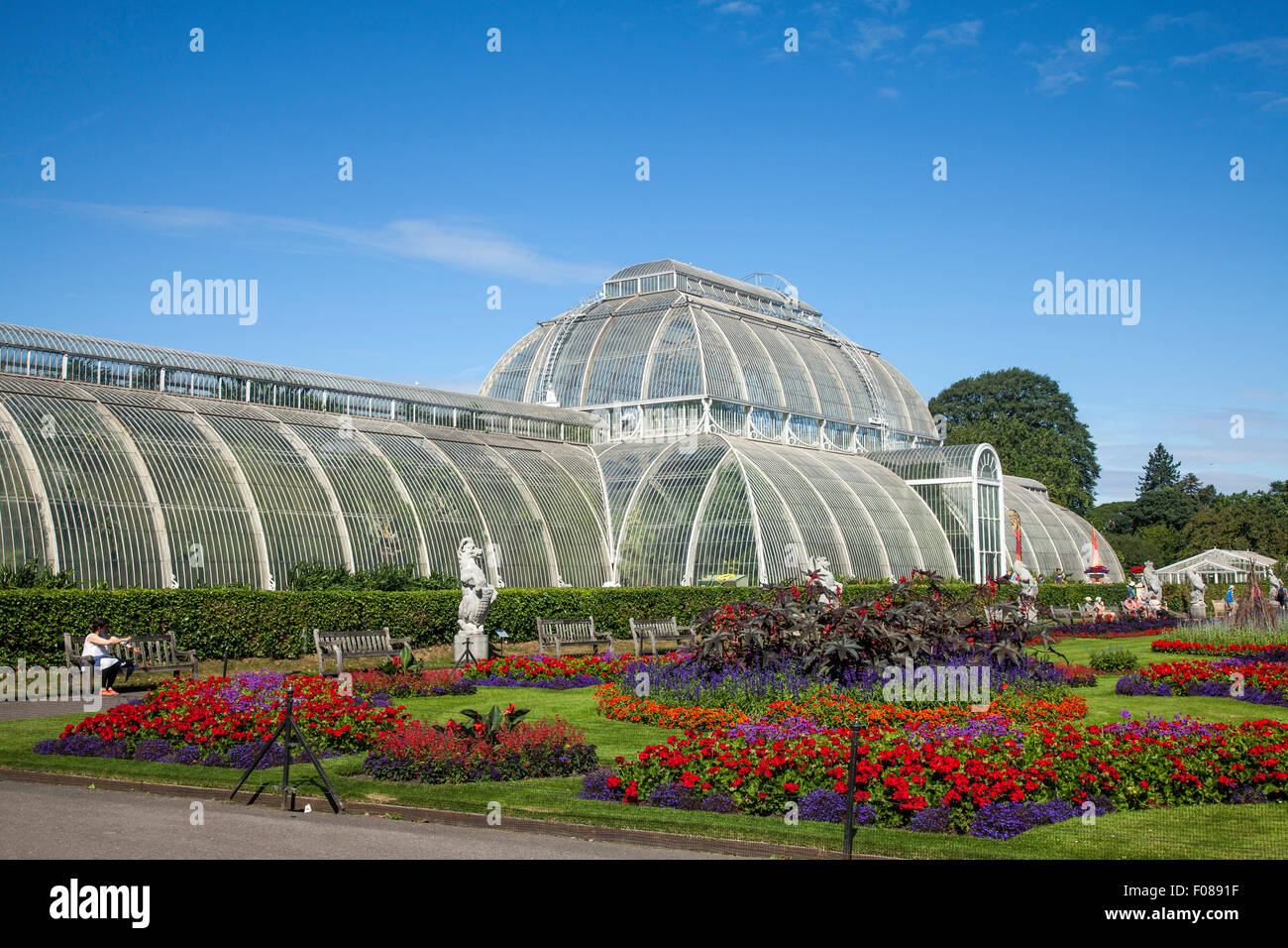 L'Palmhouse à Kew Gardens à Londres Banque D'Images
