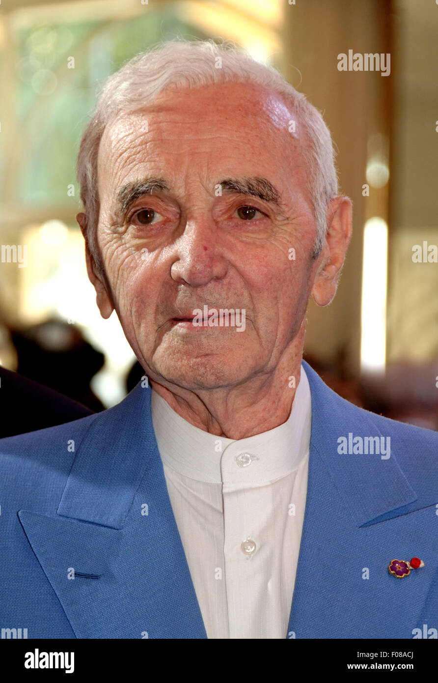Conférence du Midem de gala à l'hôtel InterContinental Carlton Cannes avec : Charles Aznavour Quand : 06 Juin 2015 Banque D'Images Conférence du Midem de gala à l'hôtel InterContinental Carlton Cannes avec : Charles Aznavour Quand : 06 Juin 2015 Banque D'Images