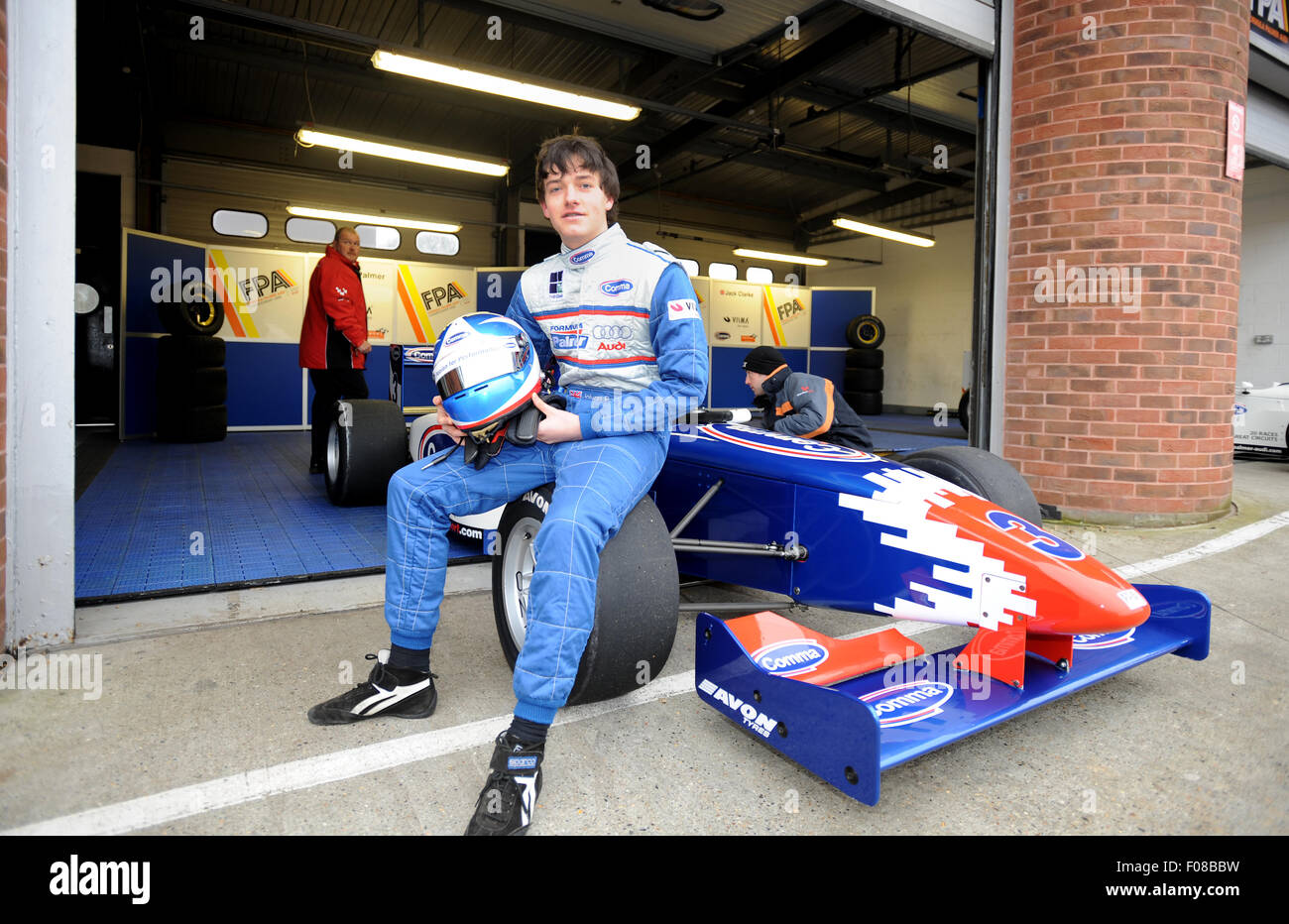 Jolyon Palmer, née le 20/01/1991 pilote automobile, fils de Jonathan Palmer Banque D'Images