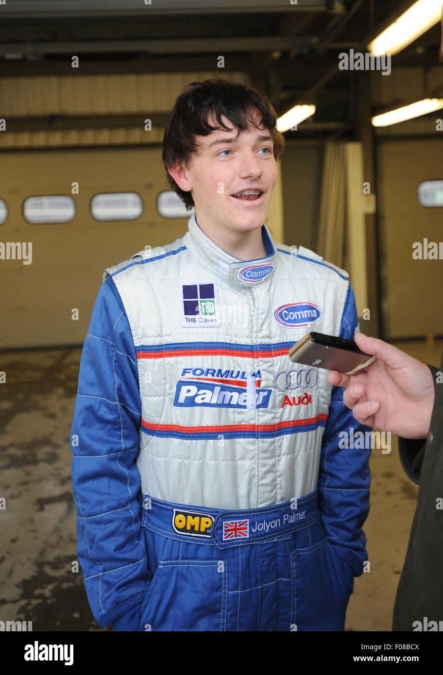 Jolyon Palmer, née le 20/01/1991 pilote automobile, fils de Jonathan Palmer Banque D'Images