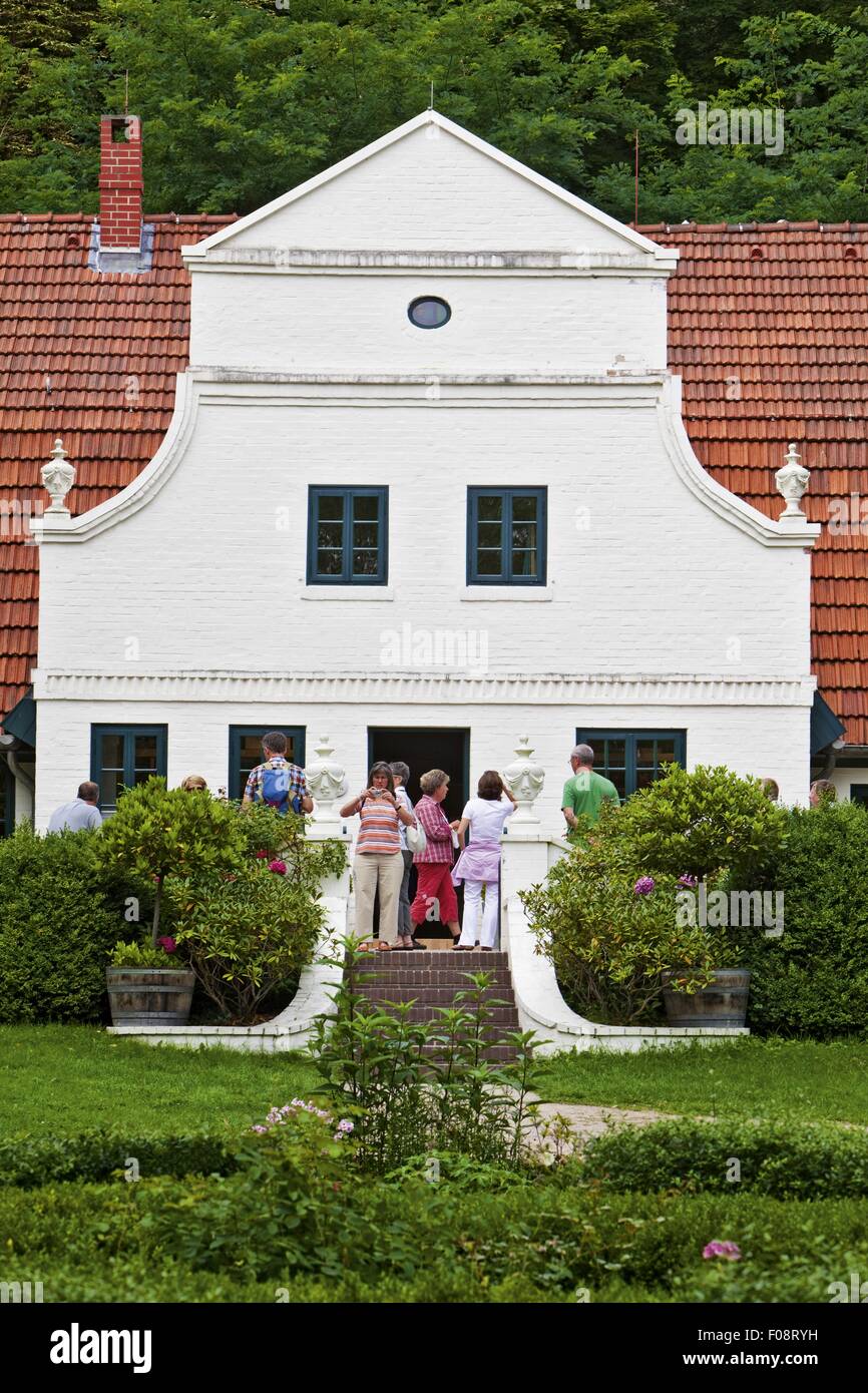 Façade d'Heinrich-Vogeler-Museum de Worpswede, Basse-Saxe, Allemagne Banque D'Images
