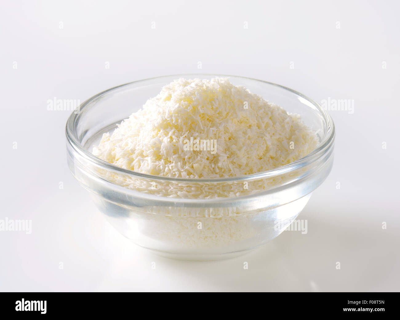 La viande séchée de coco non sucré, râpé Banque D'Images