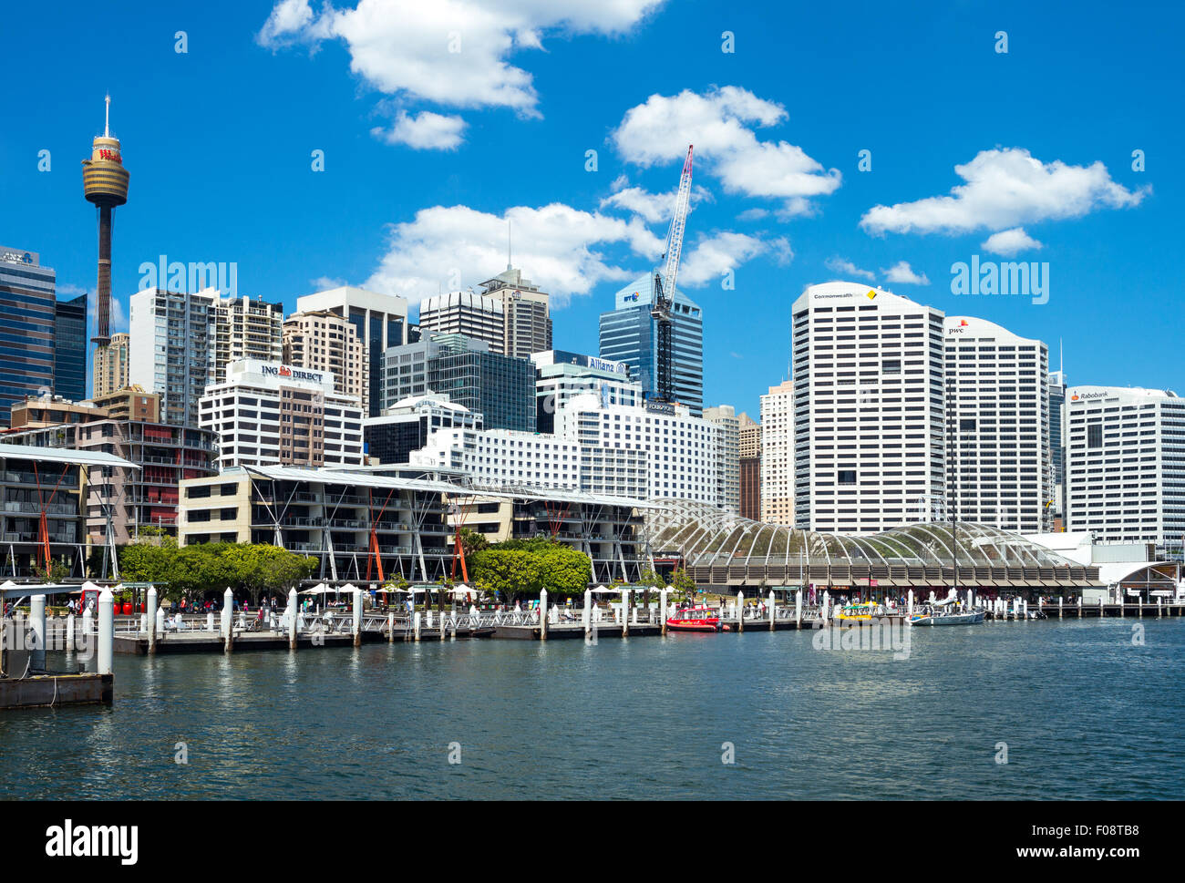 L'Australie, Sydney, des bâtiments modernes et des installations touristiques dans Darlin Harbour Banque D'Images
