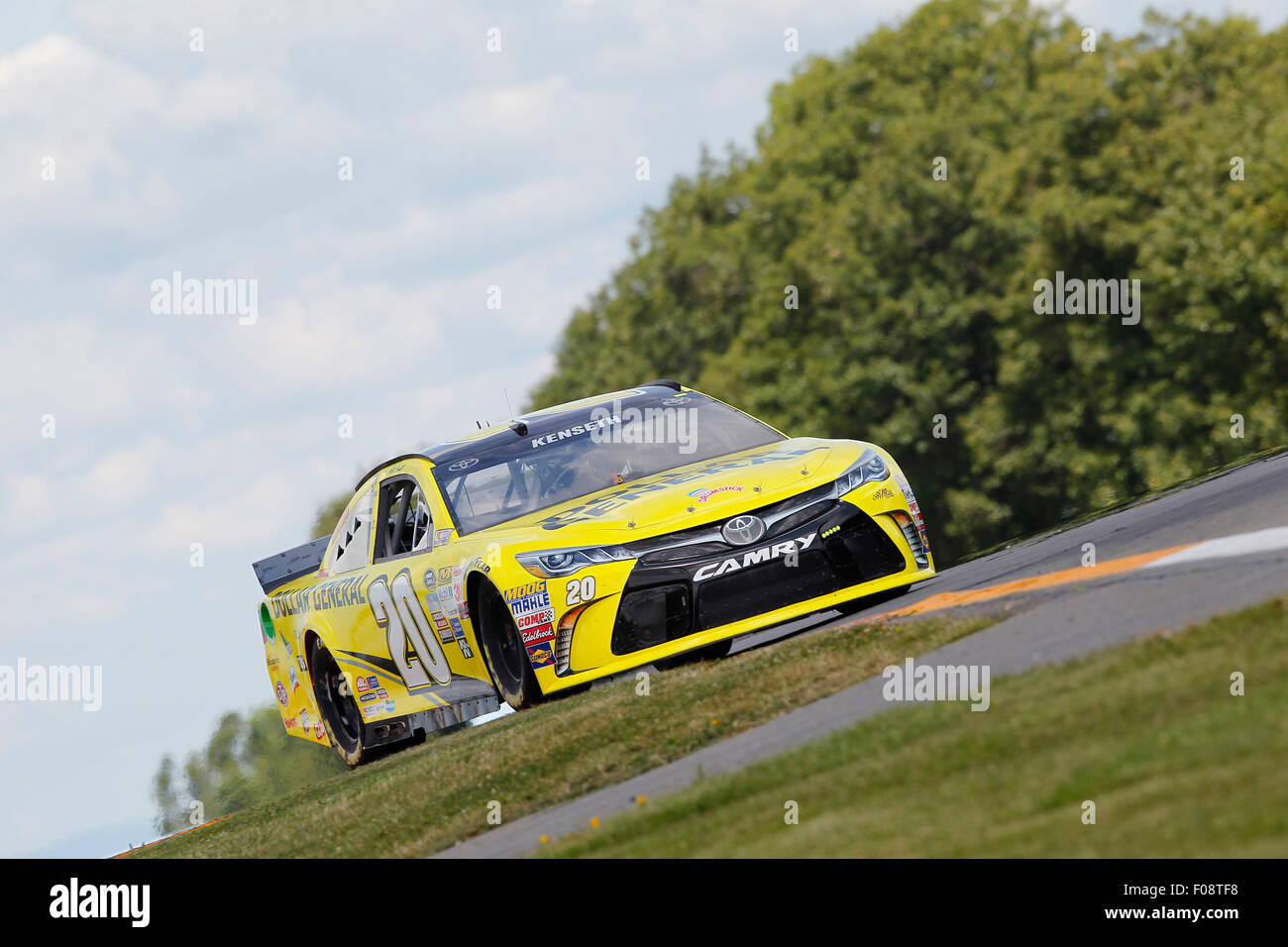 Watkins Glen, NY, USA. 7e août, 2015. Watkins Glen, NY - Aug 07, 2015 : Matt Kenseth (20) Pratiques exemplaires pour l'Cheez-It 355 au Glen à Watkins Glen International, à Watkins Glen, NEW YORK. © csm/Alamy Live News Banque D'Images