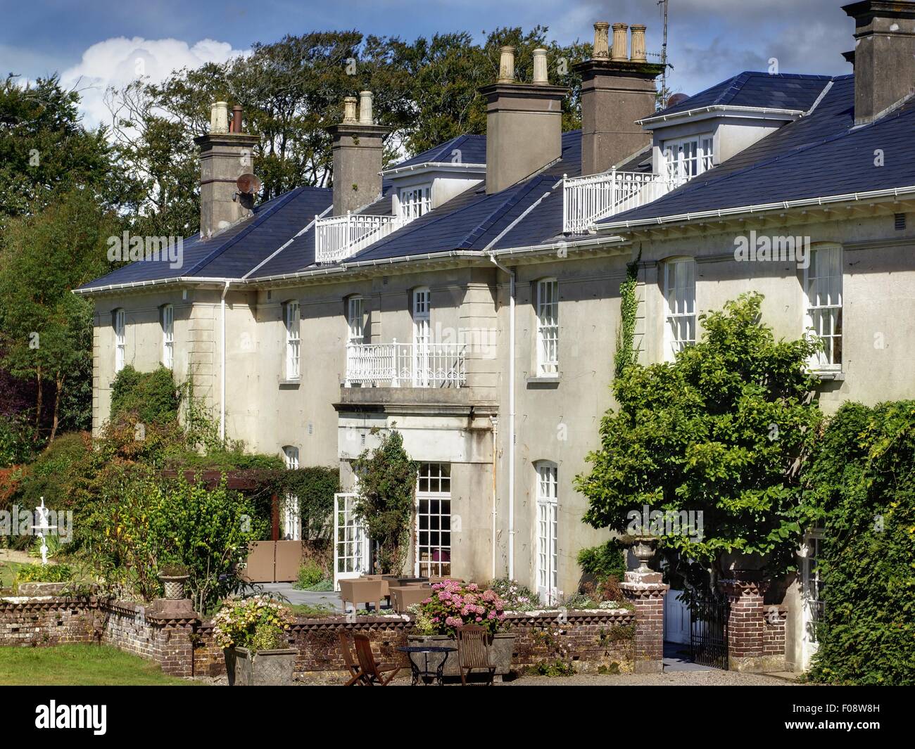 Avis de Dunbrody Country House Hotel, Irlande, UK Banque D'Images