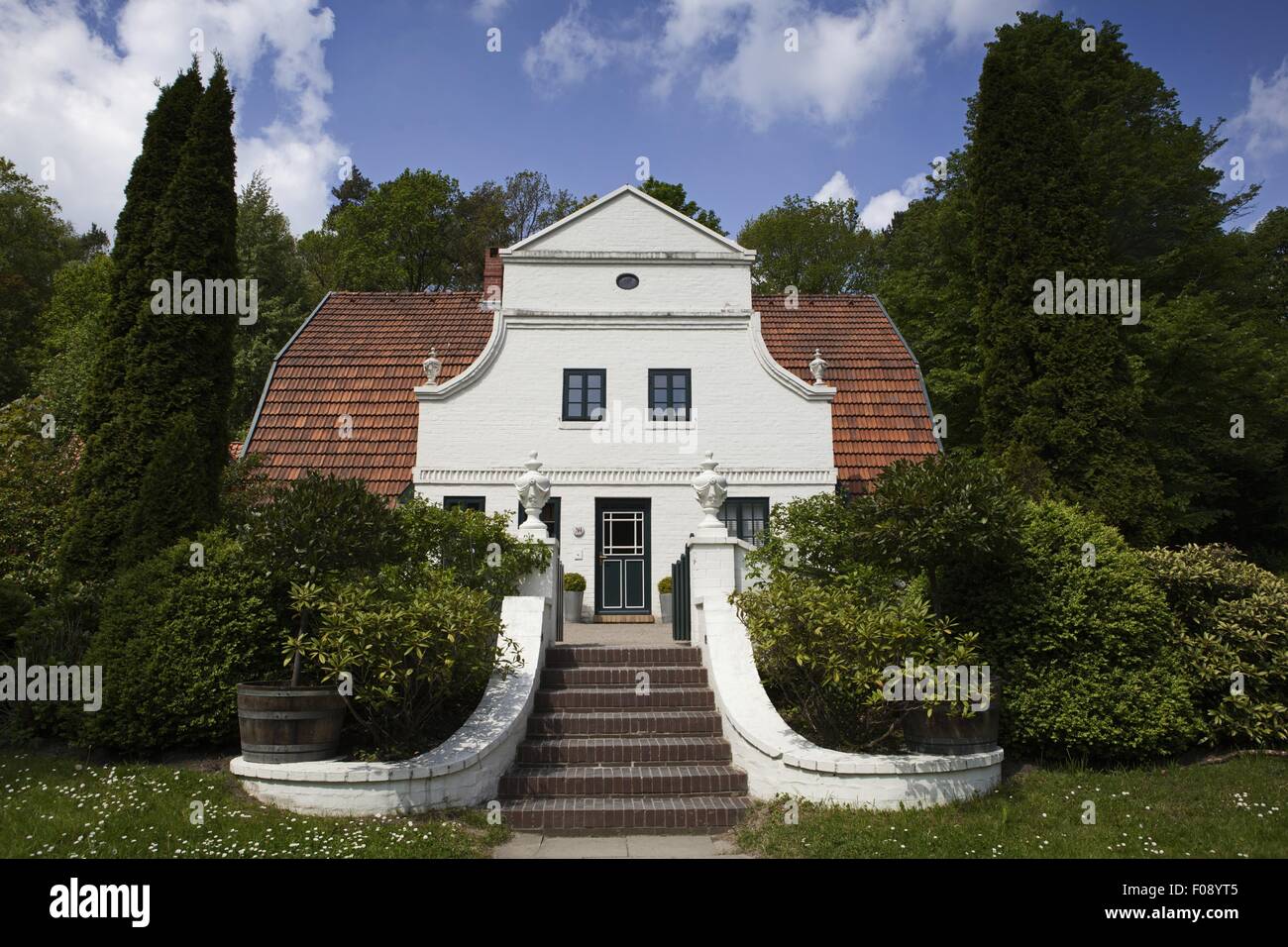 Façade d'Heinrich-Vogeler-Museum de Worpswede, Basse-Saxe, Allemagne Banque D'Images