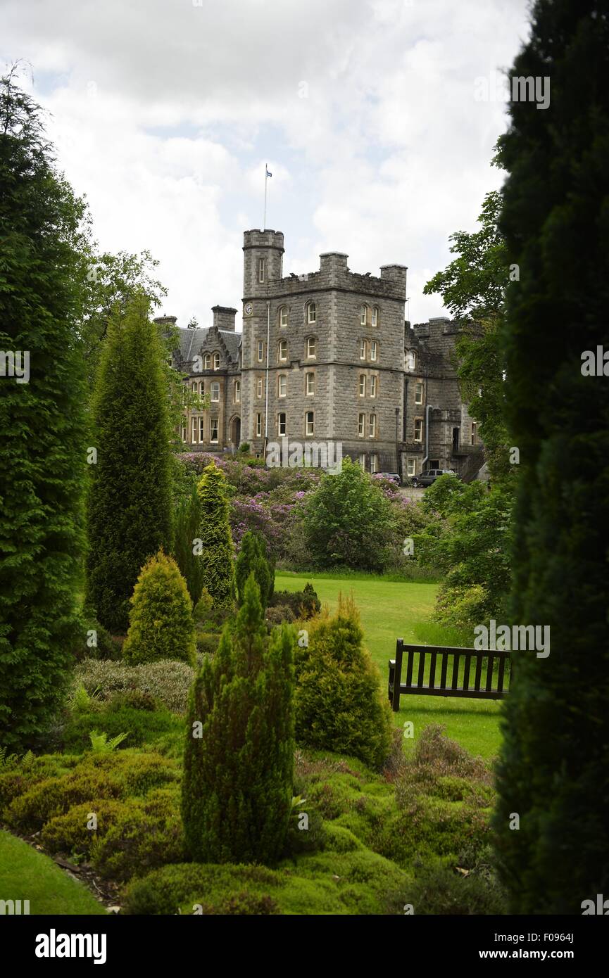 Voir d'Inverlochy Castle Hotel, Ecosse Banque D'Images