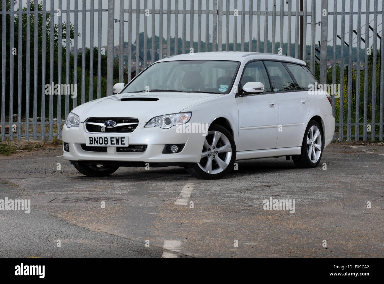 Subaru Legacy 2009 break Banque D'Images