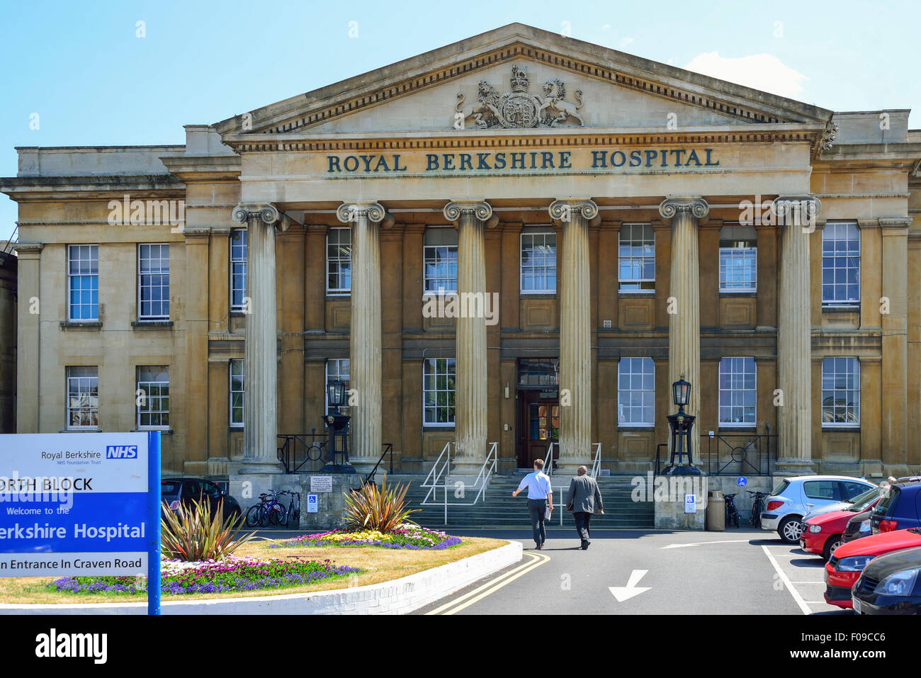 Royal Berkshire Hospital, London Road, Reading, Berkshire, Angleterre, Royaume-Uni Banque D'Images