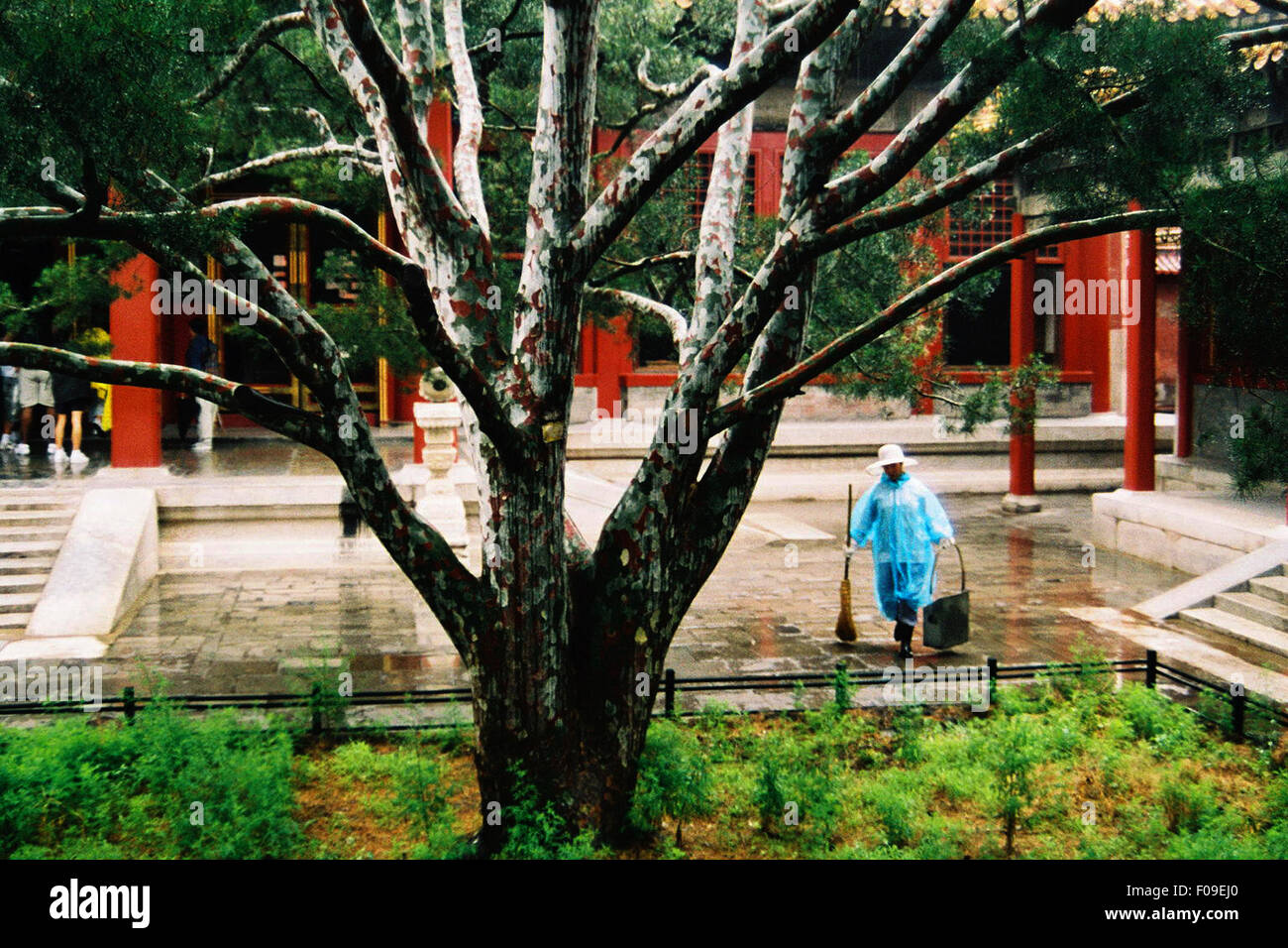 Forbidden City courtyard, Beijing Banque D'Images