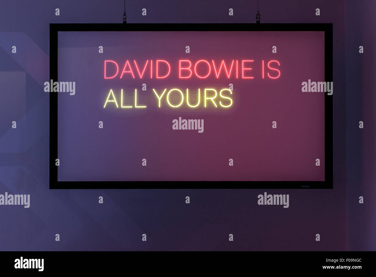V&A David Bowie est au salon d'ACMI, Melbourne, Australie Banque D'Images