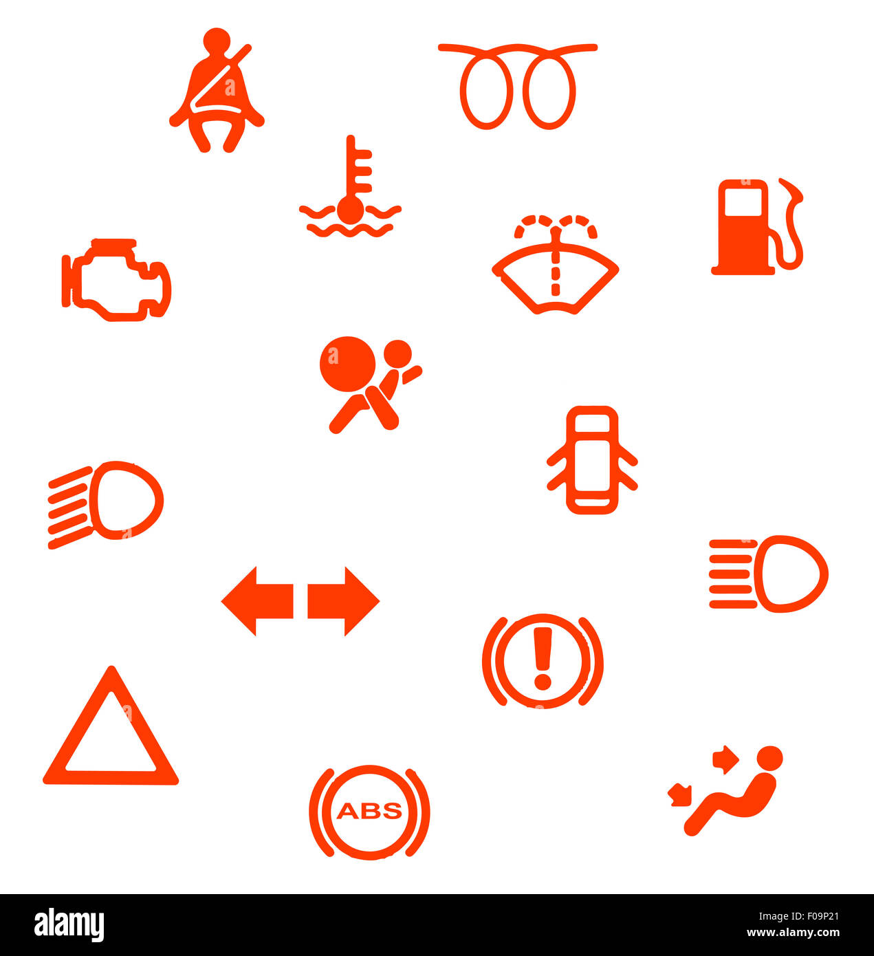Voyant Tableau De Bord Symbole Dashboard symbols Banque de photographies et d'images à haute résolution -  Alamy