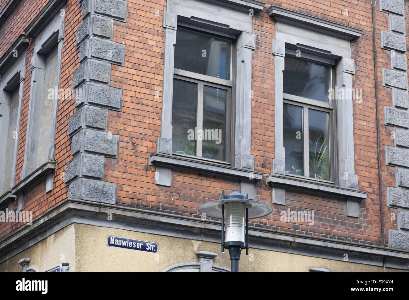 Extérieur de Sankt-johann dans quartier Nauwieser sur Nauwieser road, Sarrebruck, Allemagne Banque D'Images