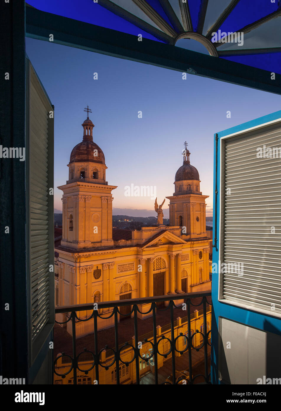 Santiago de Cuba. La Plaza de la Revolucion Banque D'Images