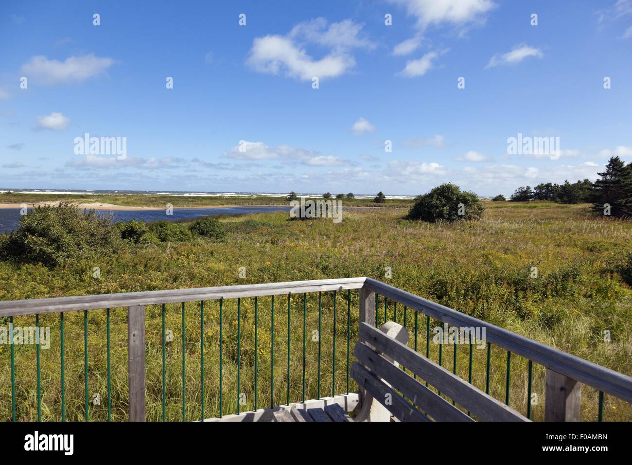 Voir d'Brackley-Dalvay, parc national de l'île du Prince-Édouard, Canada Banque D'Images