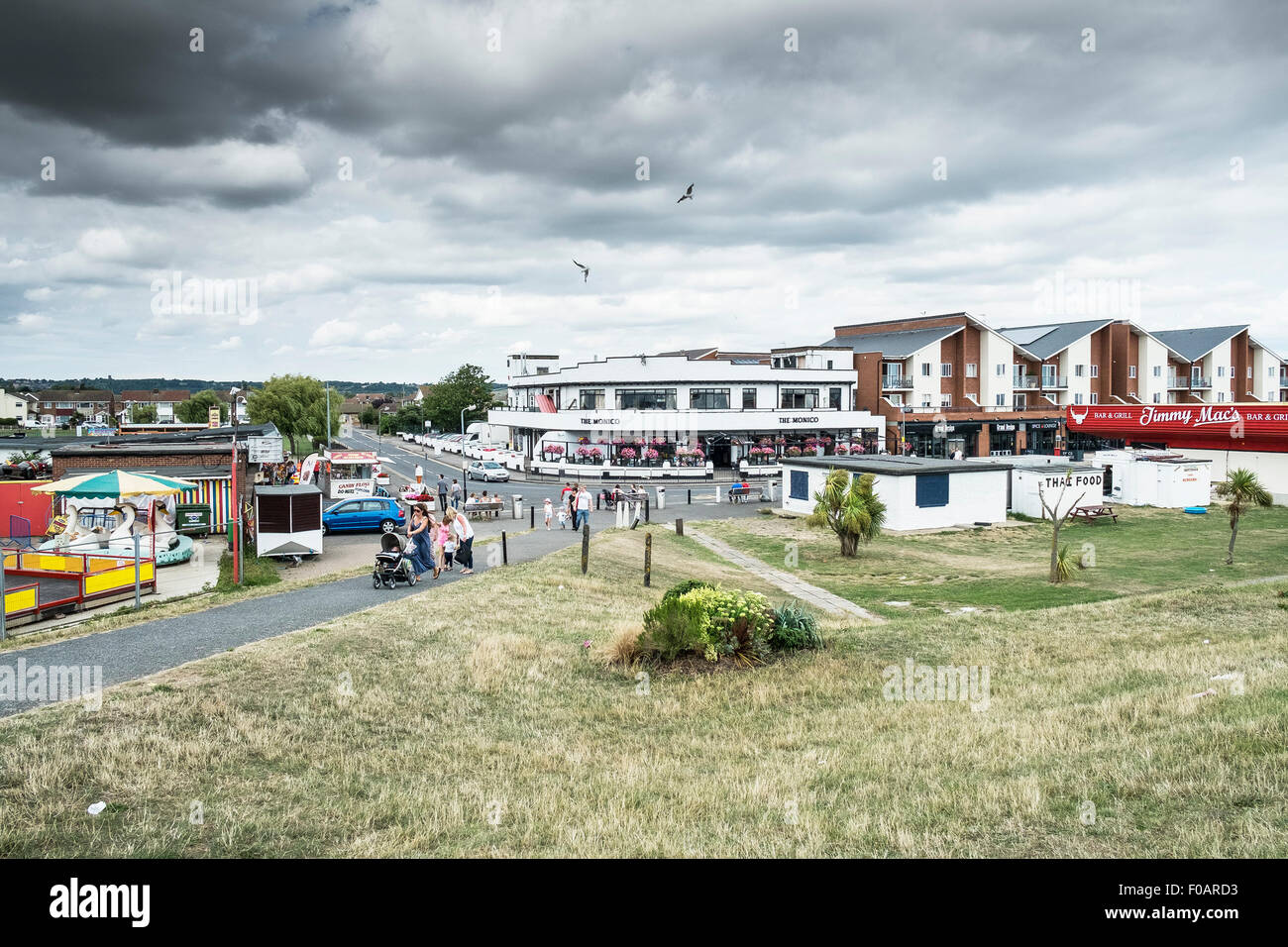 L'Est de l'Esplanade à Southend, Essex. Banque D'Images