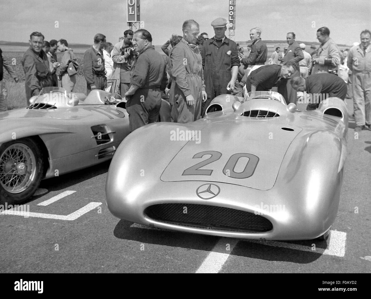 GP de France à Reims 1954 Banque D'Images