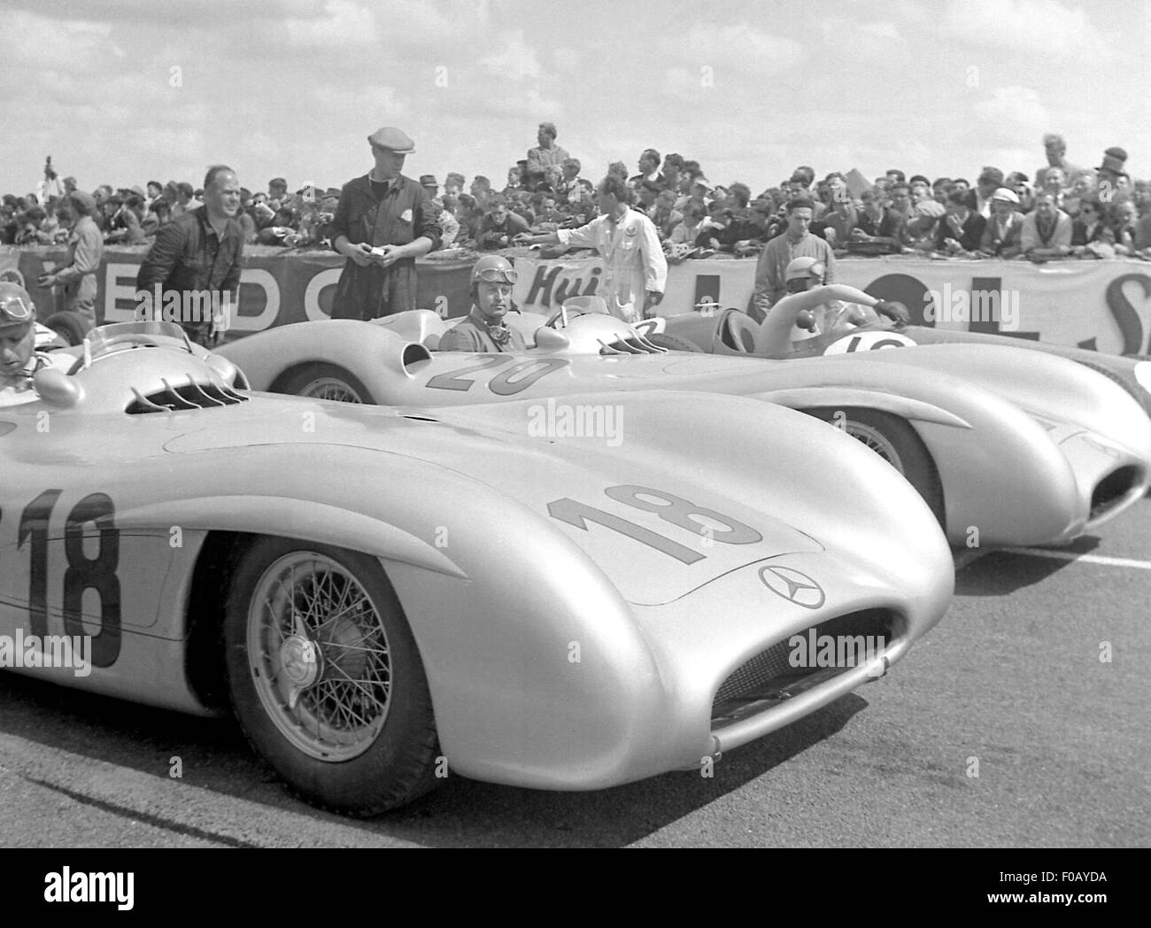 GP de France à Reims 1954 Banque D'Images