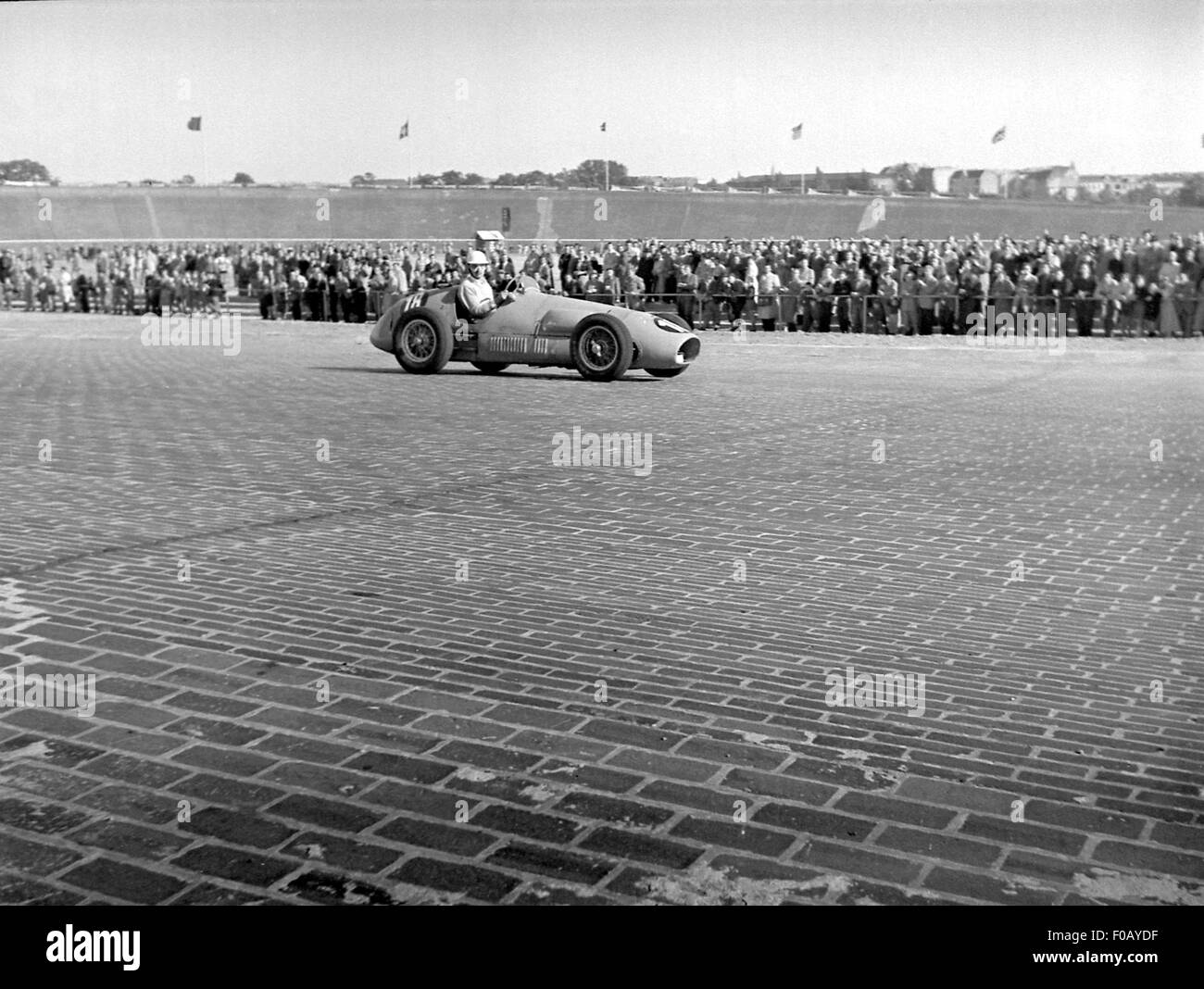 Course Avus de Berlin 1954 Banque D'Images