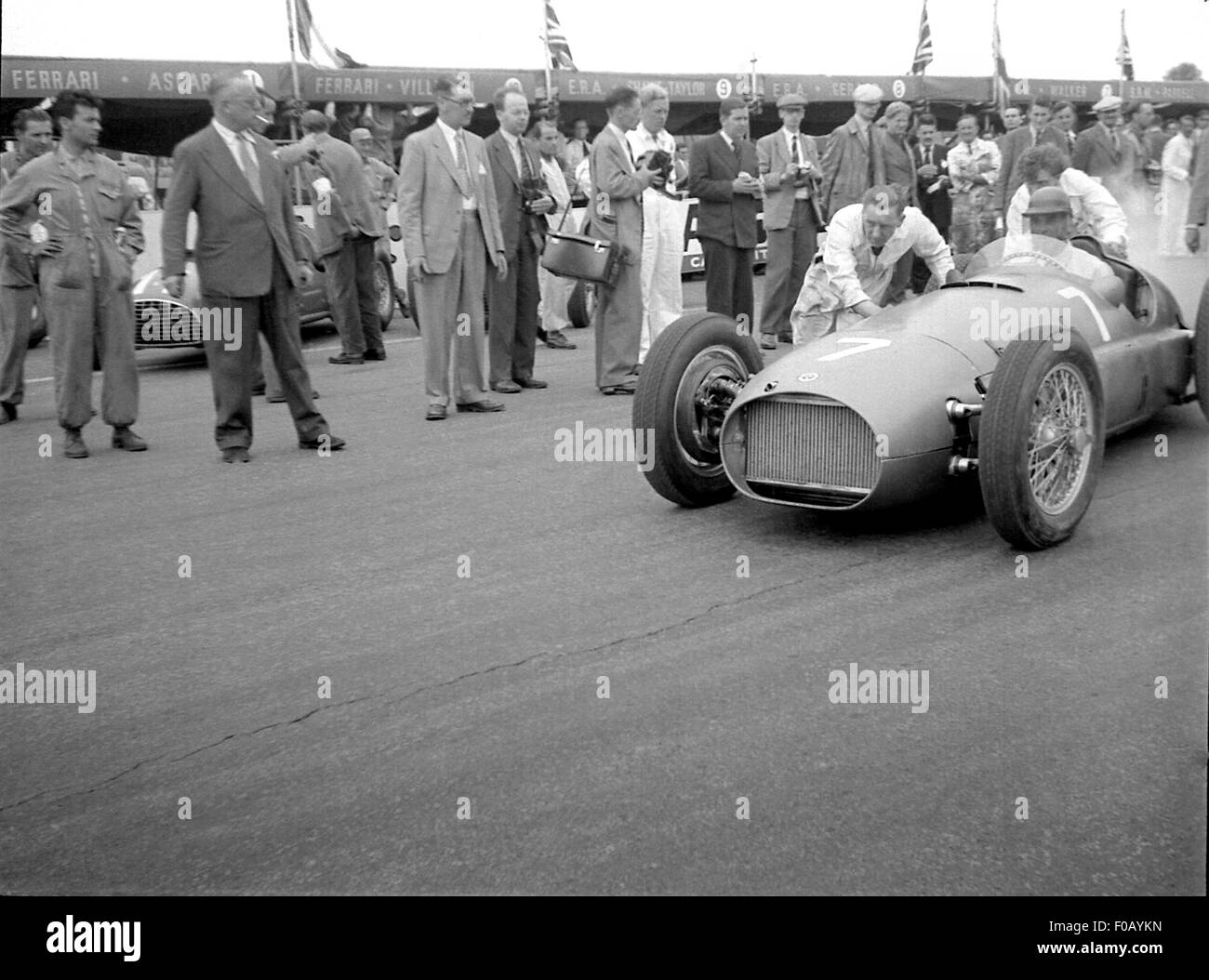 La GP à Silverstone 1951 Banque D'Images