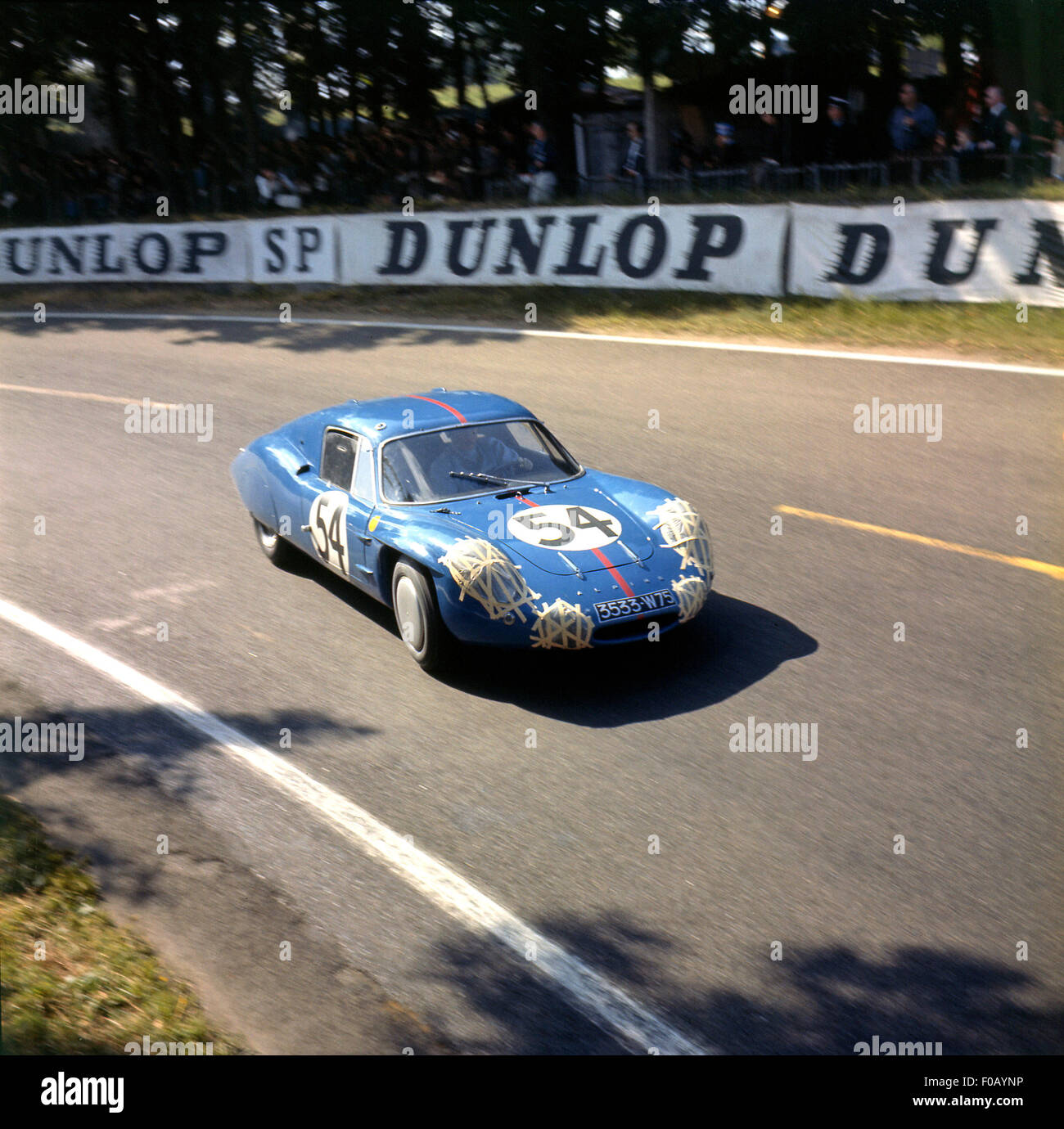 24 Heures du Mans, 22 juin 1964. Henri Grandsire,Philippe Vidal M64 Alpine Renault. Banque D'Images