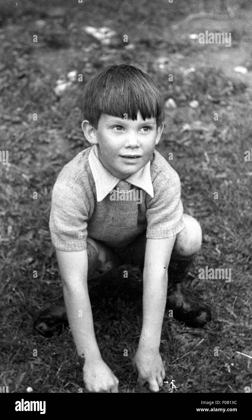 Portrait of a Boy Banque D'Images