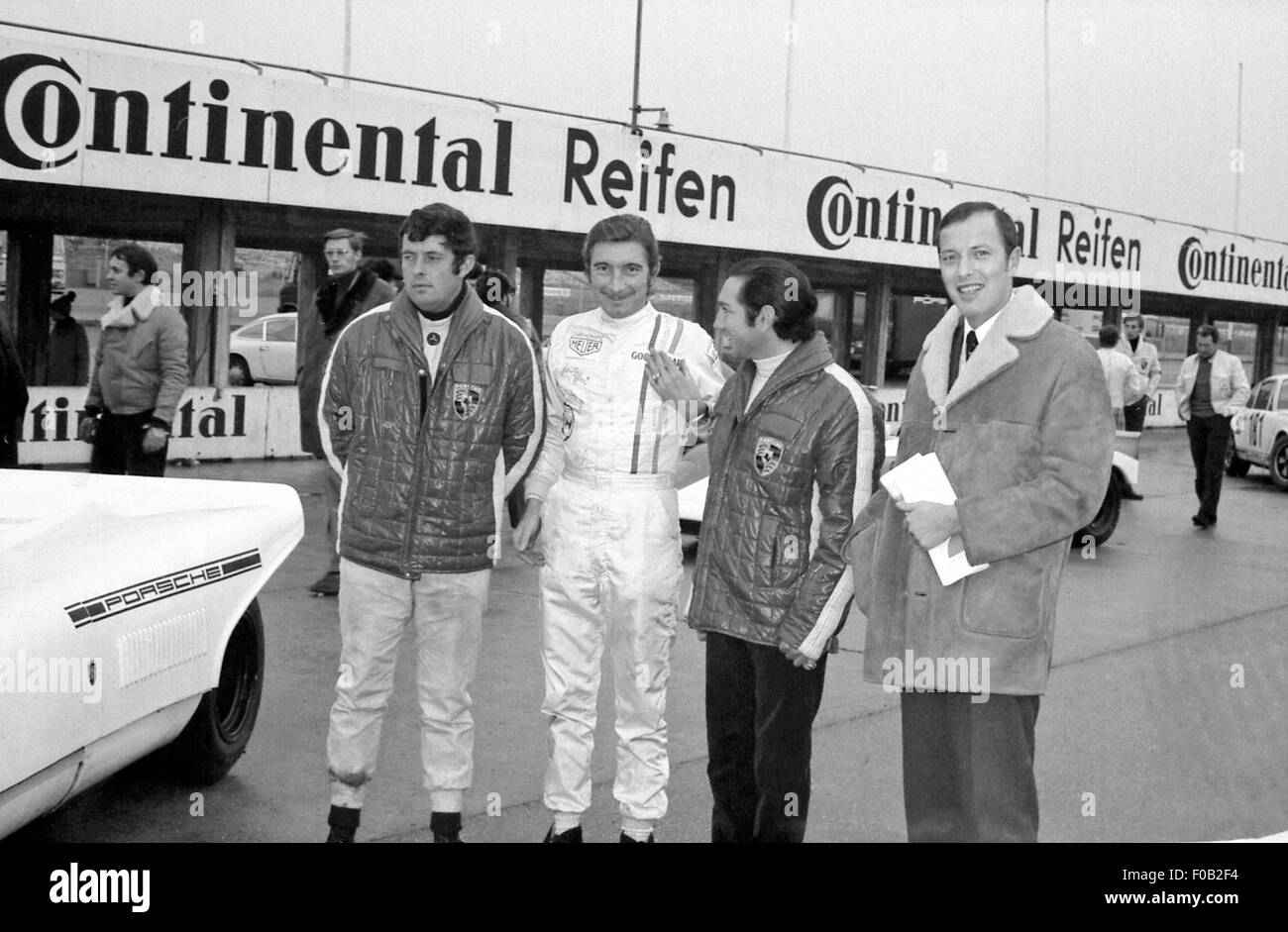 1969 L'équipe de Porsche Banque D'Images